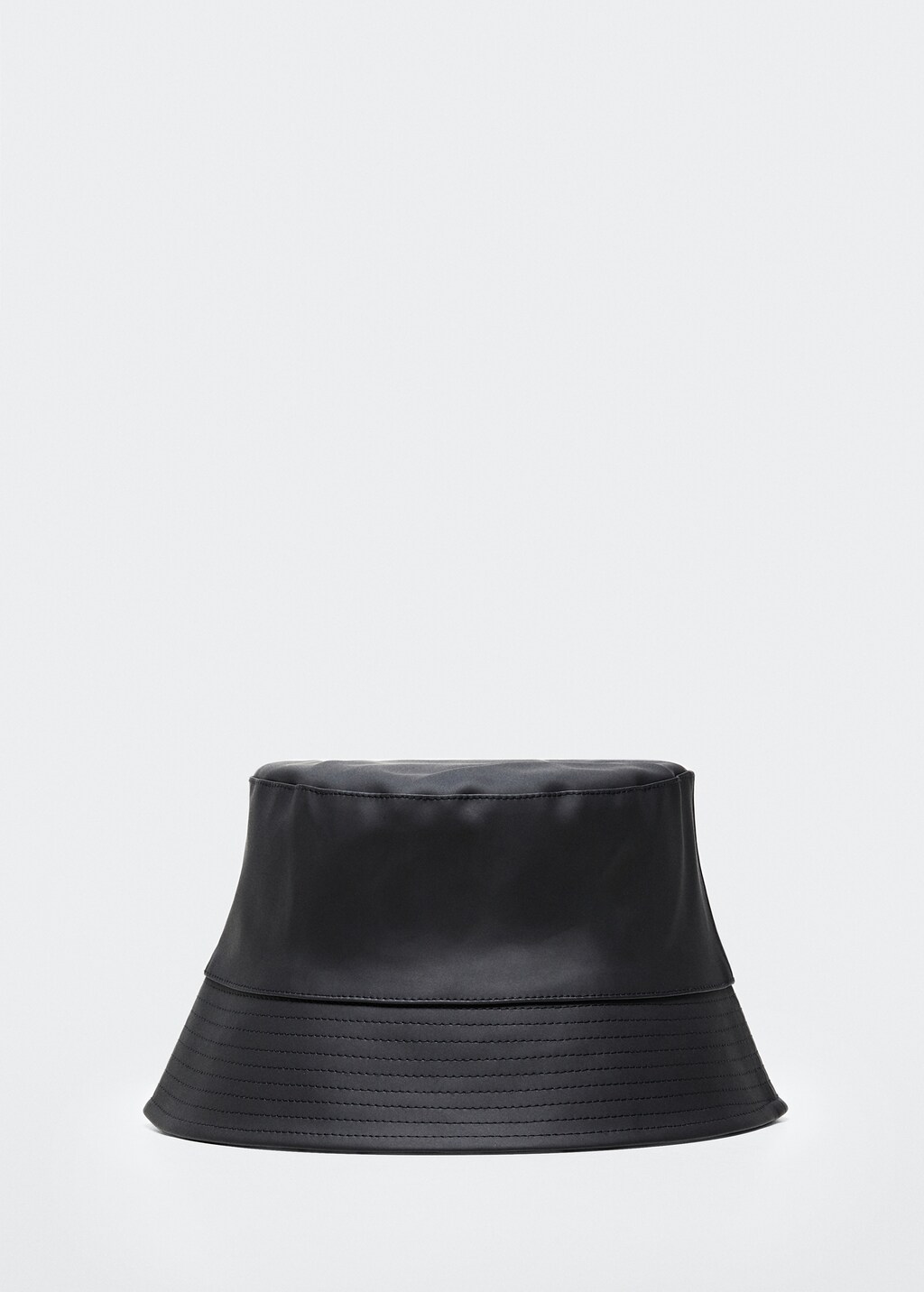 Leather effect bucket hat - Article without model