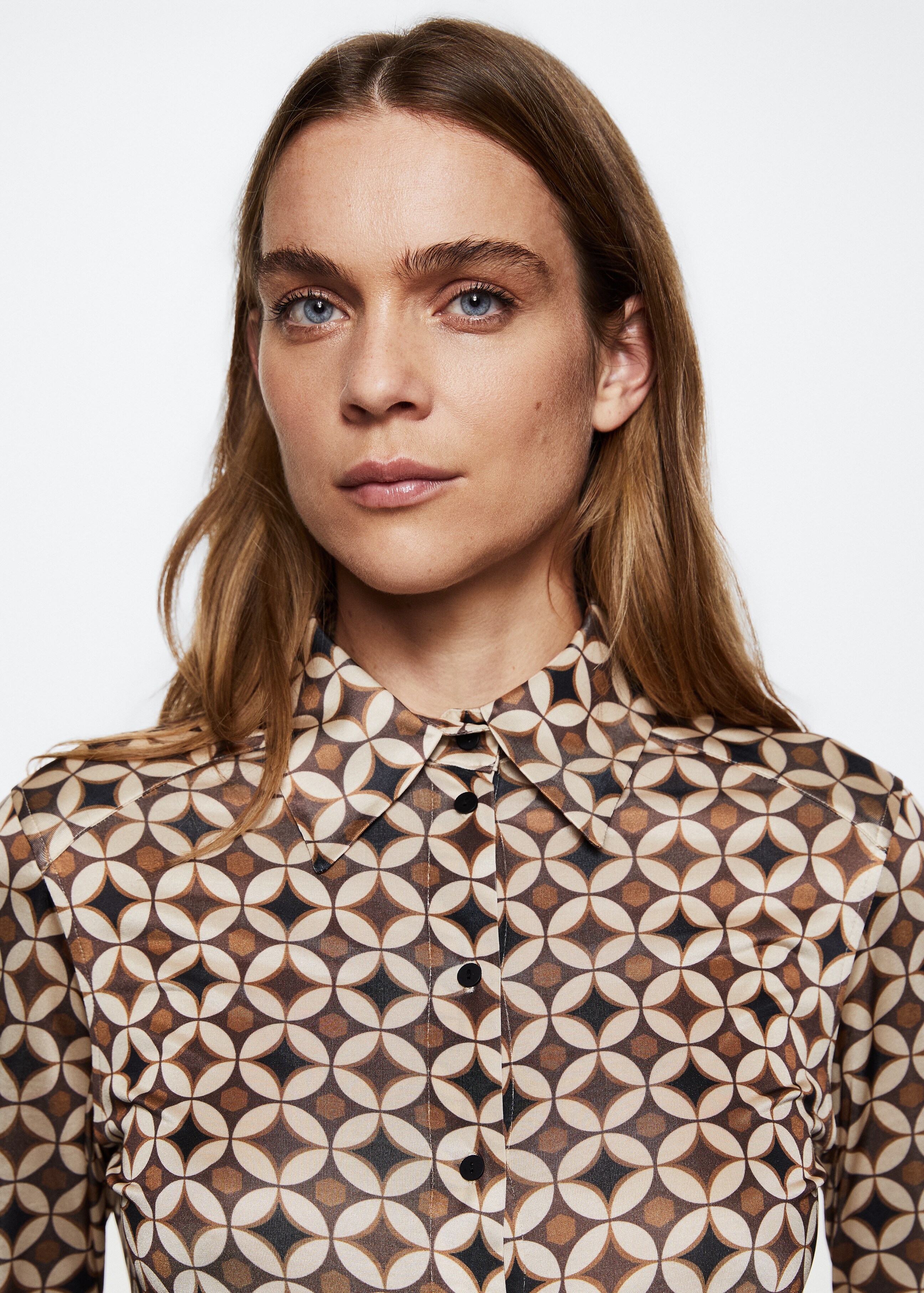 Geometric print shirt - Details of the article 4