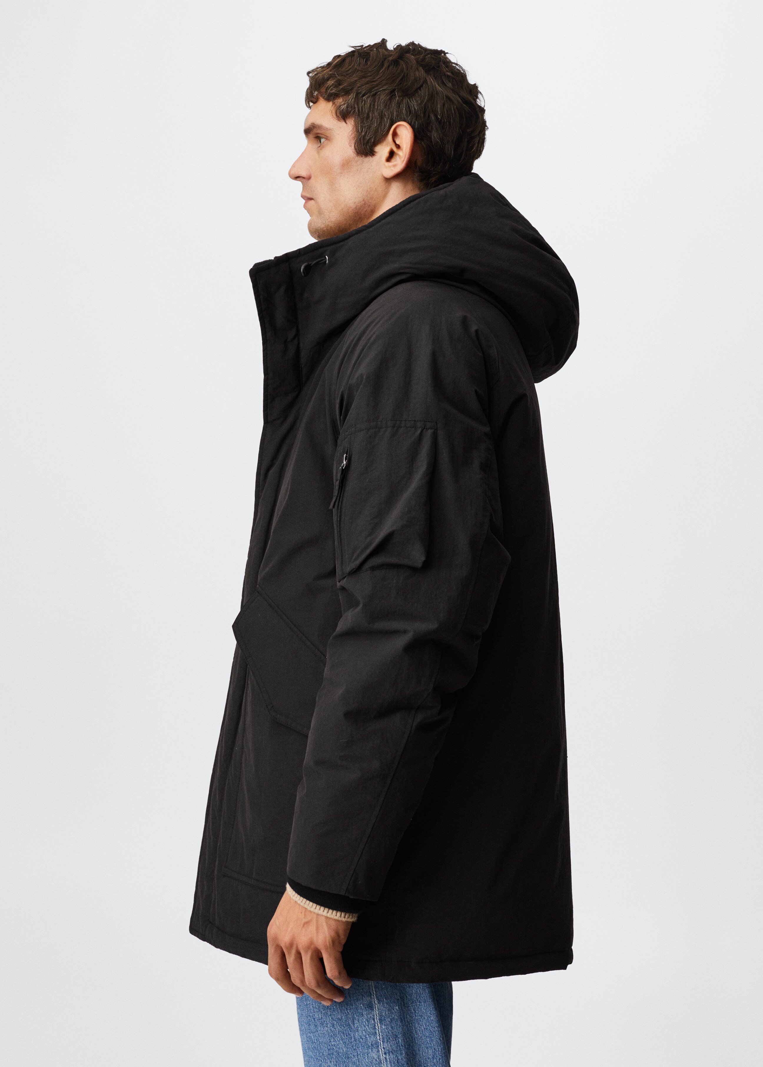 Water-repellent padded parka - Details of the article 6