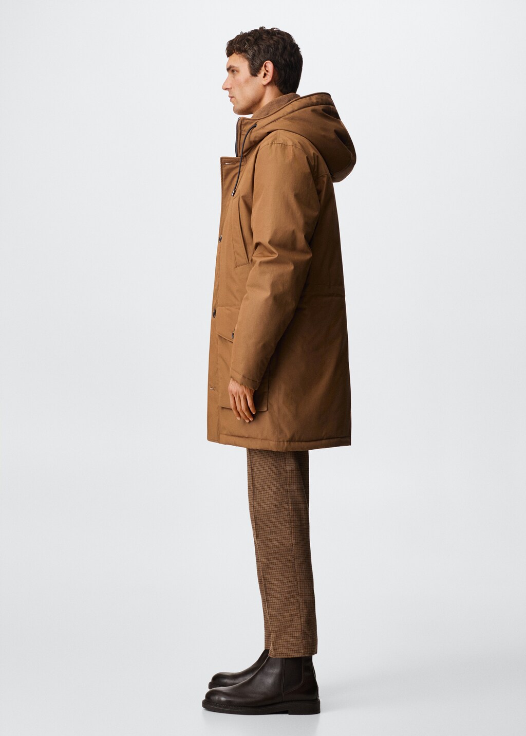 Water-repellent cotton parka - Details of the article 2