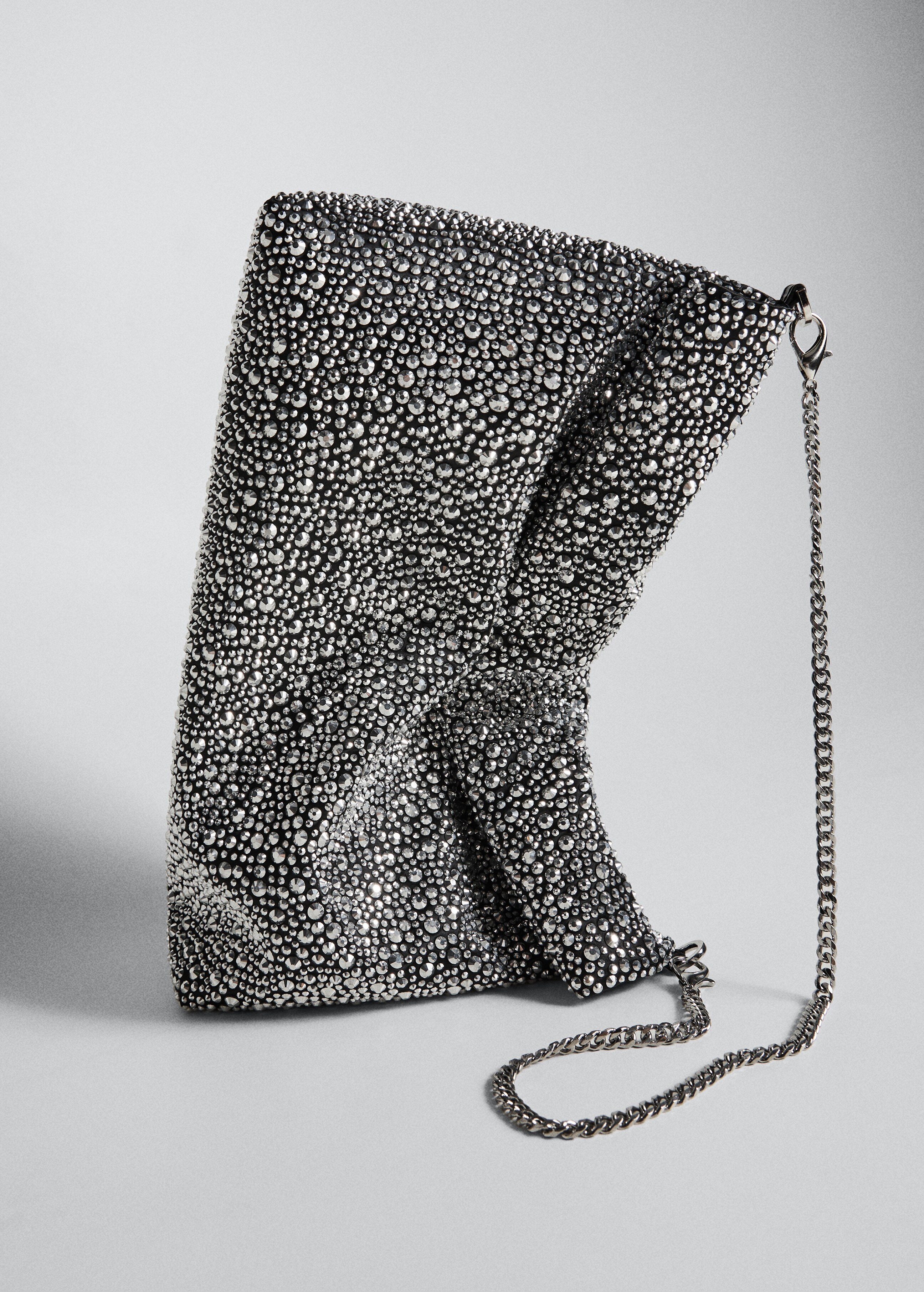 Rhinestone chain bag - Details of the article 5