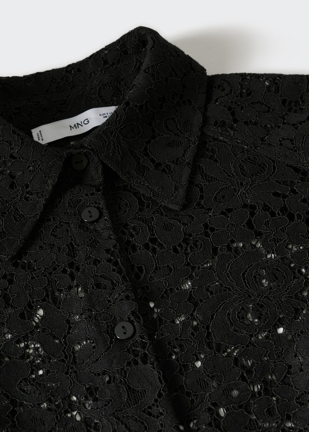 Guipure shirt - Details of the article 8