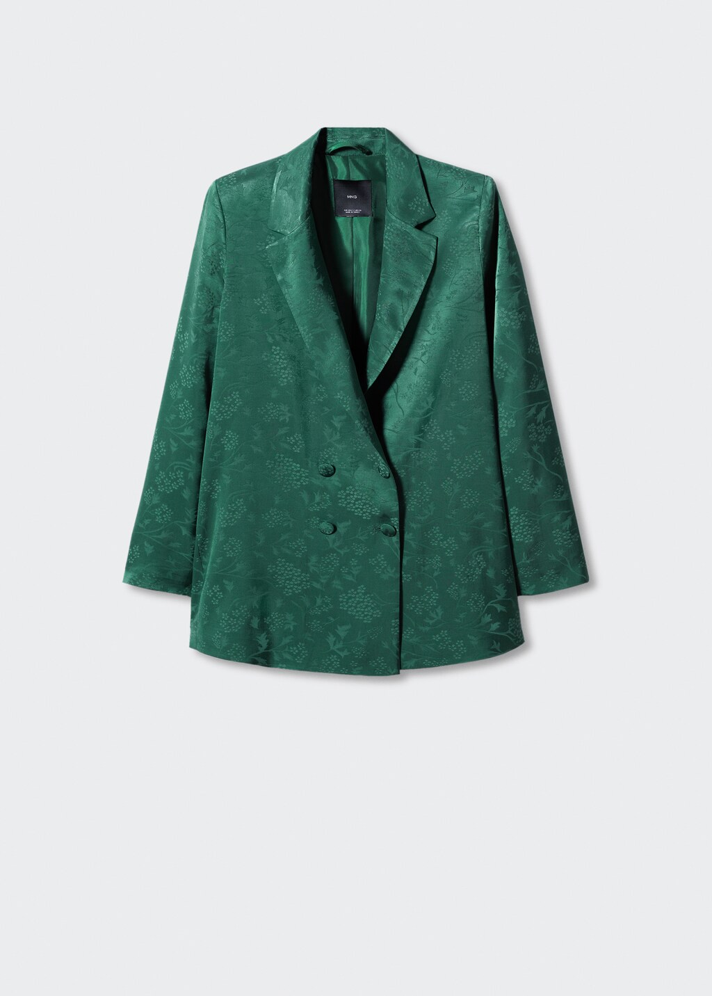 Floral jacquard blazer - Article without model