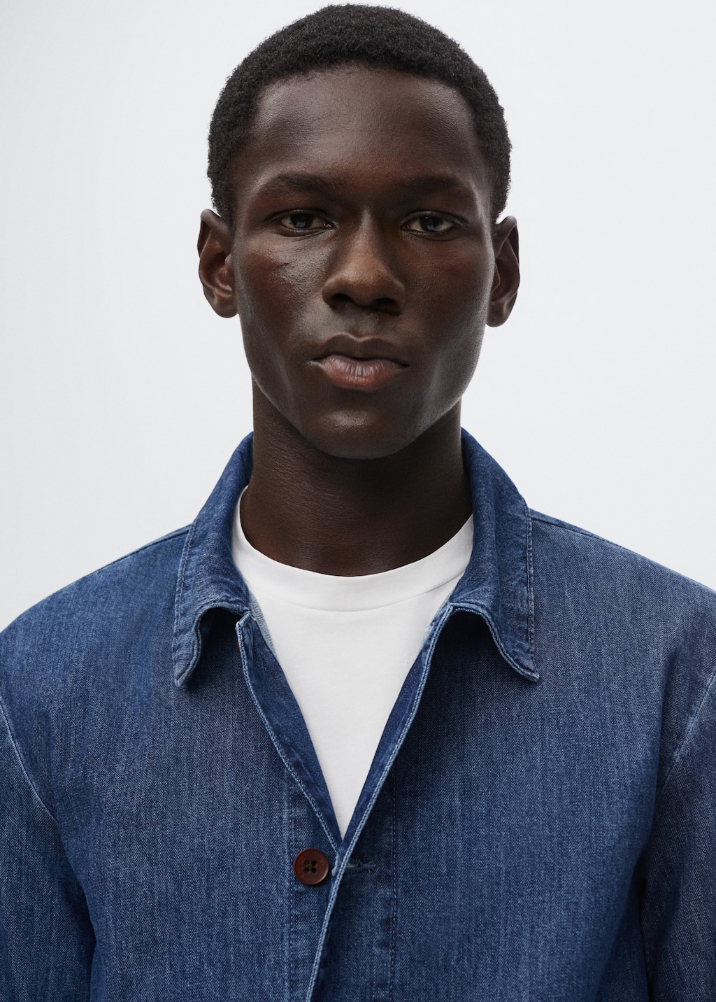 Pocket denim overshirt - Details of the article 1