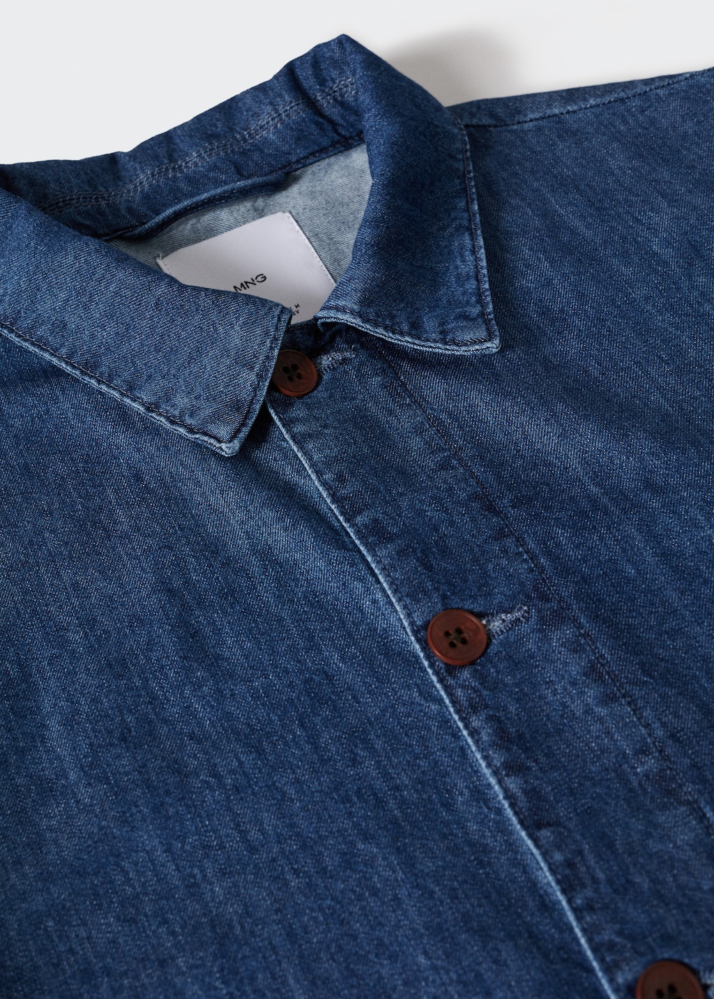 Pocket denim overshirt - Details of the article 8