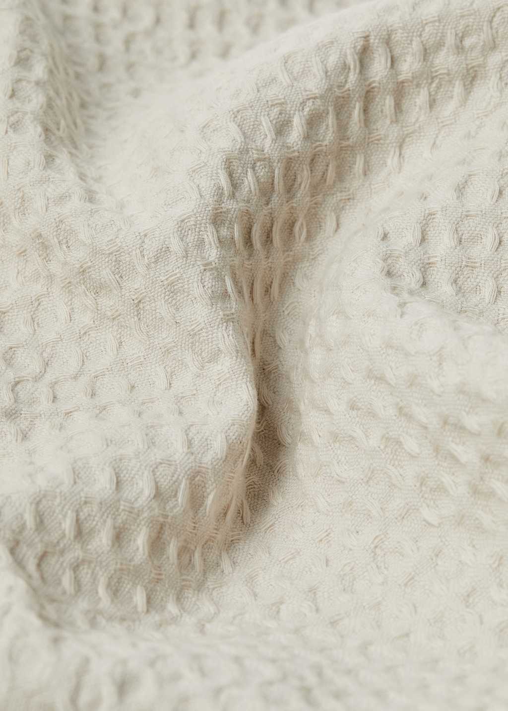 textured 100% cotton blanket - Details of the article 2