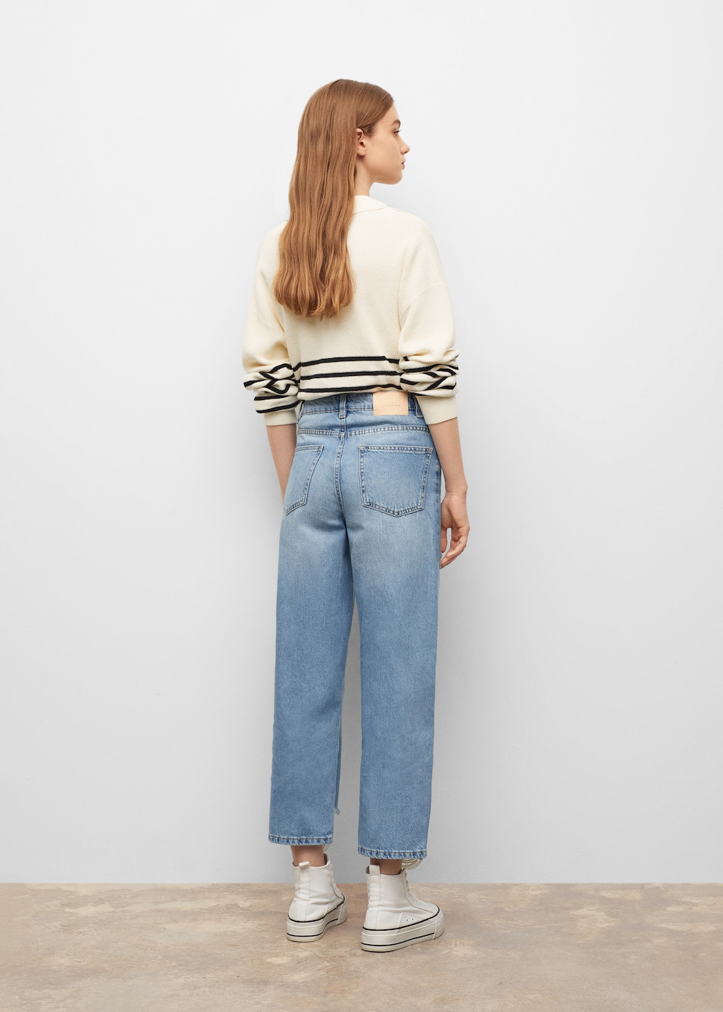 Shops frayed end jeans