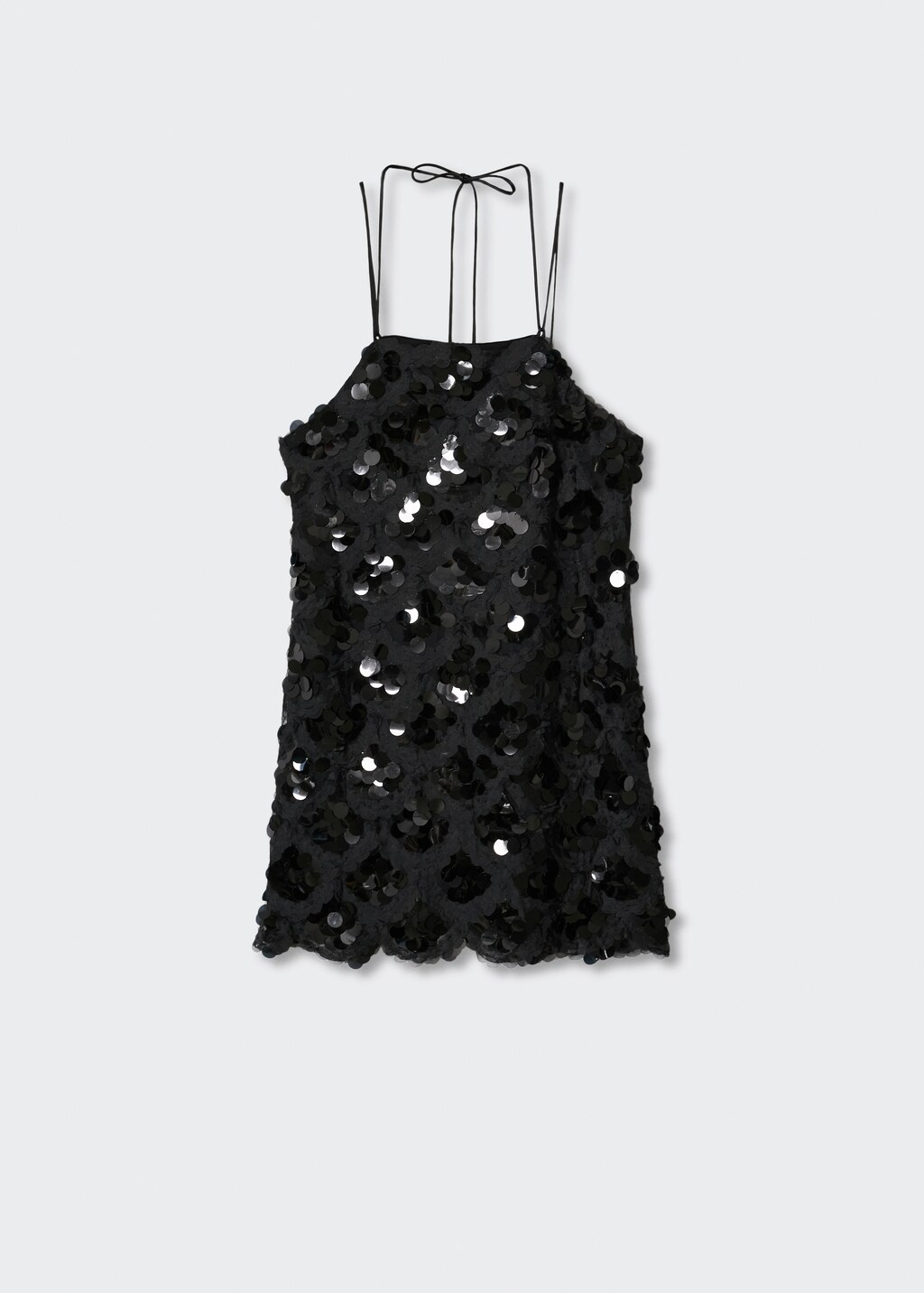 Sequined halter neck dress - Article without model