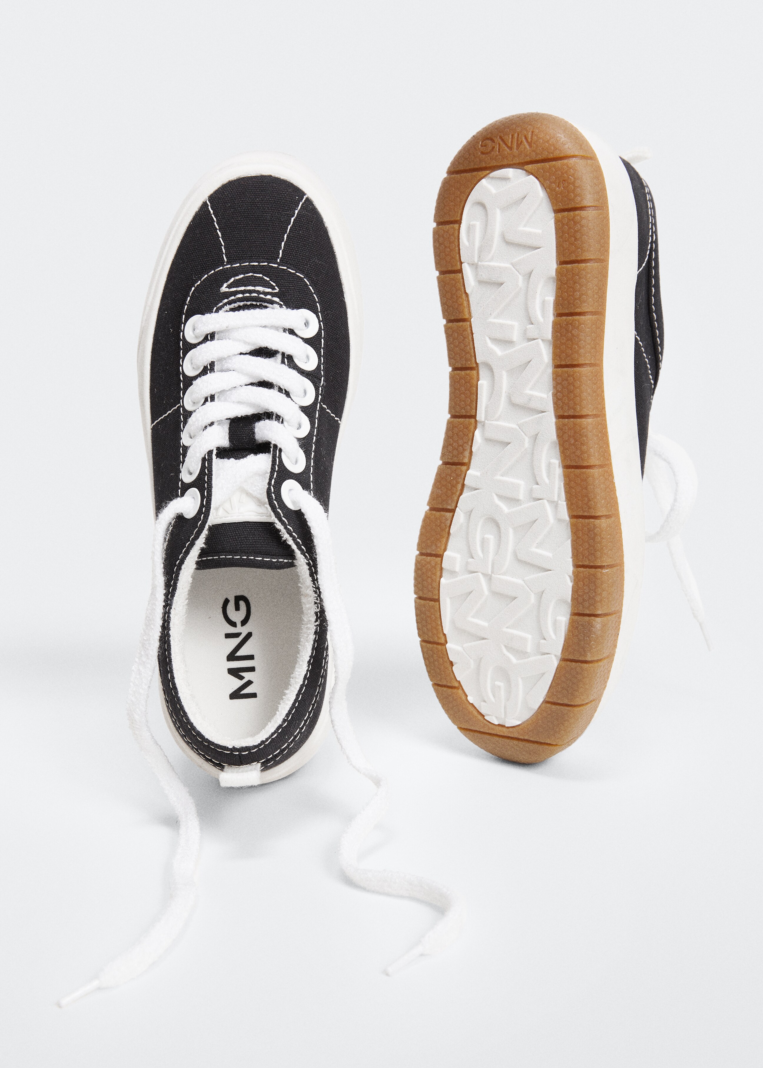 Platform lace-up sneakers - Details of the article 3
