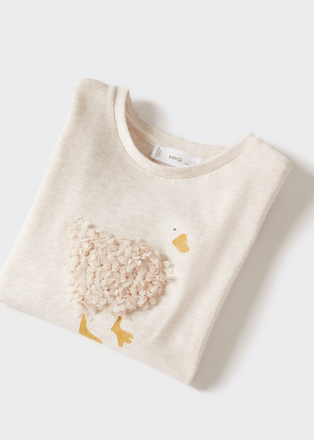 Embossed cotton T-shirt - Details of the article 8