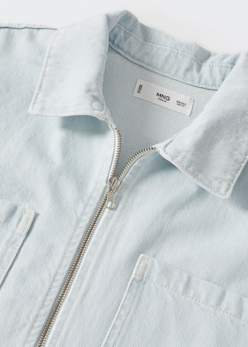 Pockets denim jacket - Details of the article 8