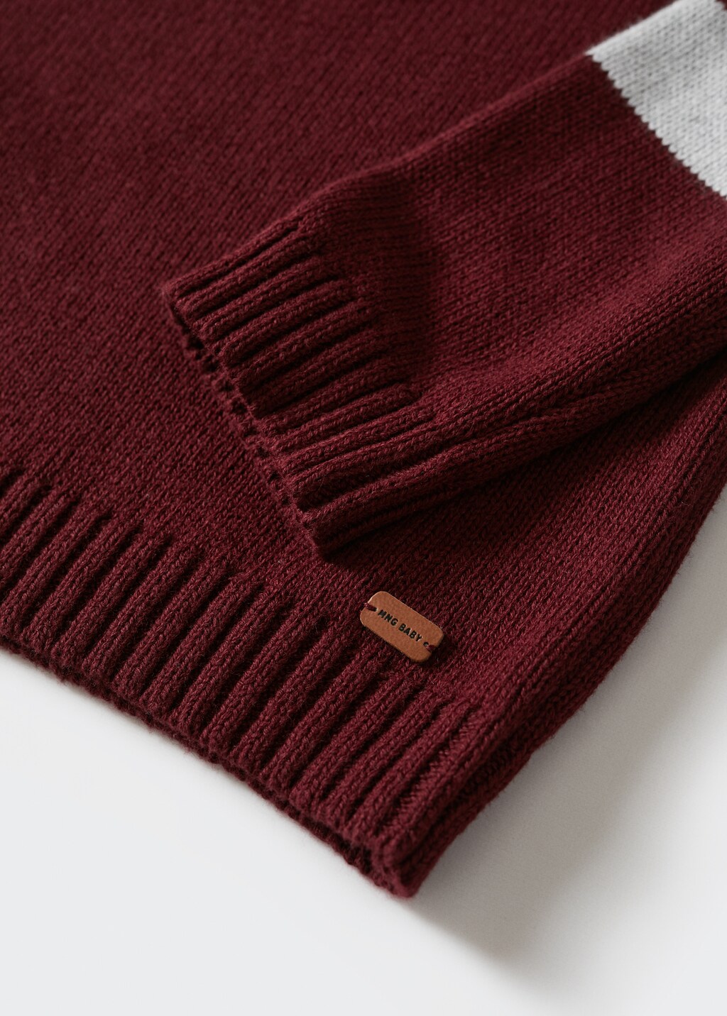 Knit cotton sweater - Details of the article 7