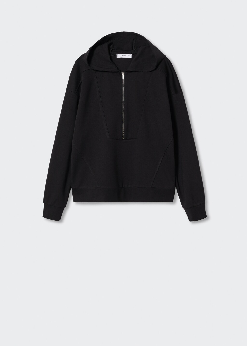 Zipper high collar sweater - Article without model