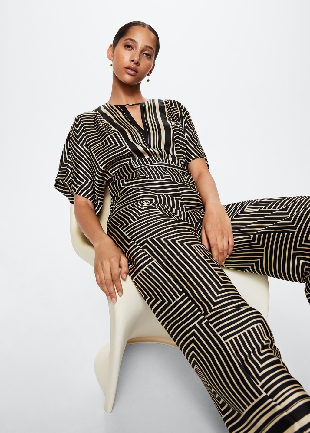 Geometric print jumpsuit - Details of the article 2