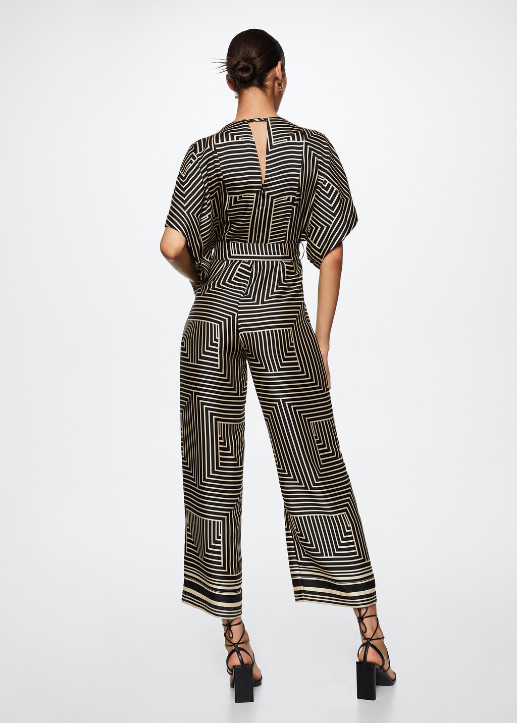 Geometric print jumpsuit - Reverse of the article