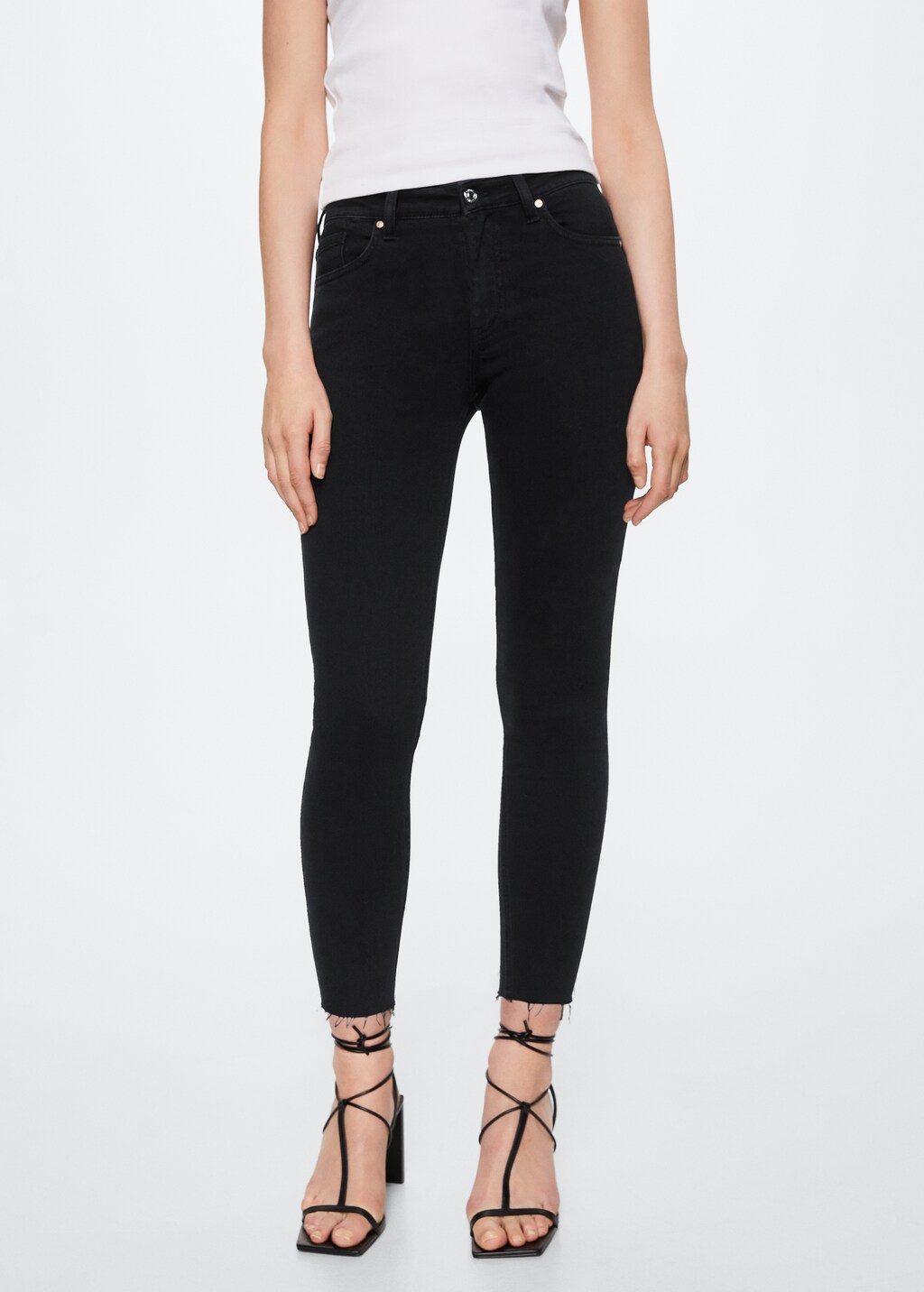 Skinny cropped jeans - Medium plane