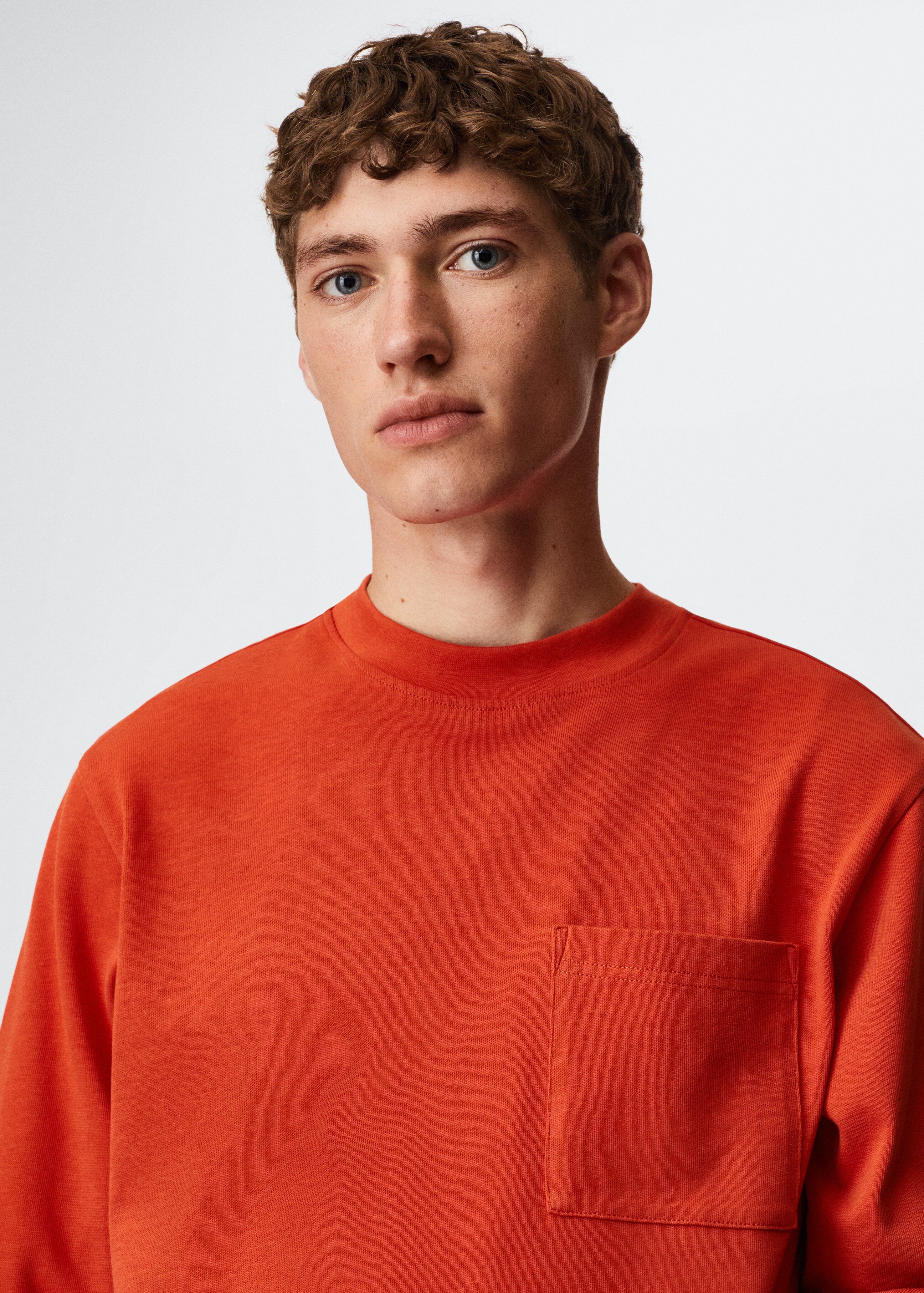 Long sleeve cotton t-shirt - Details of the article 1