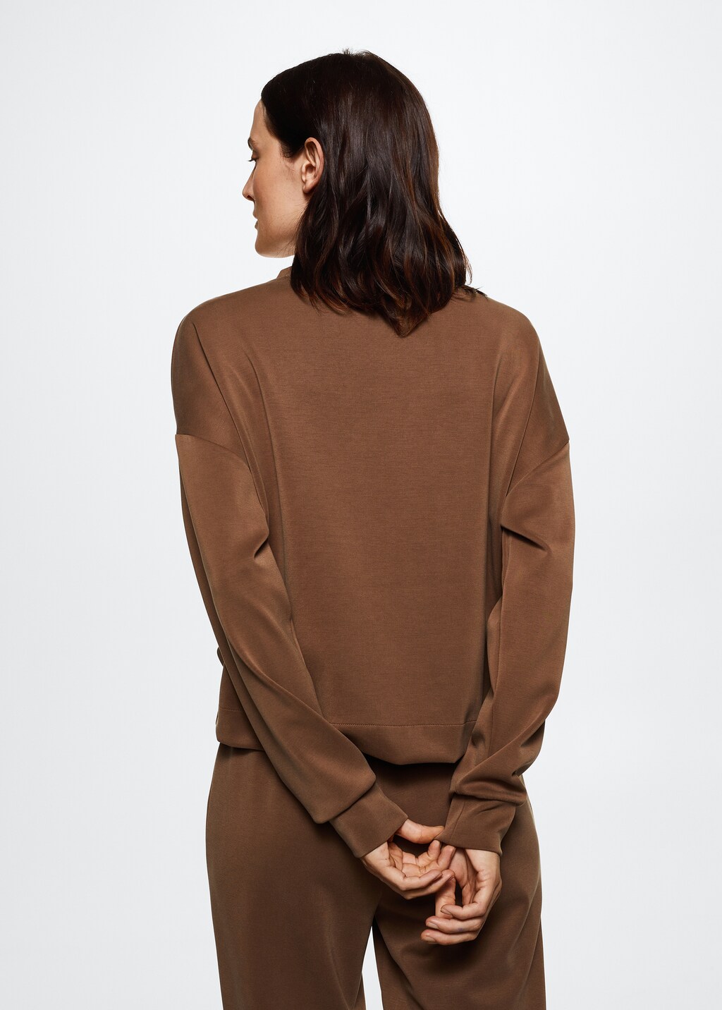 Perkins-neck sweatshirt - Reverse of the article