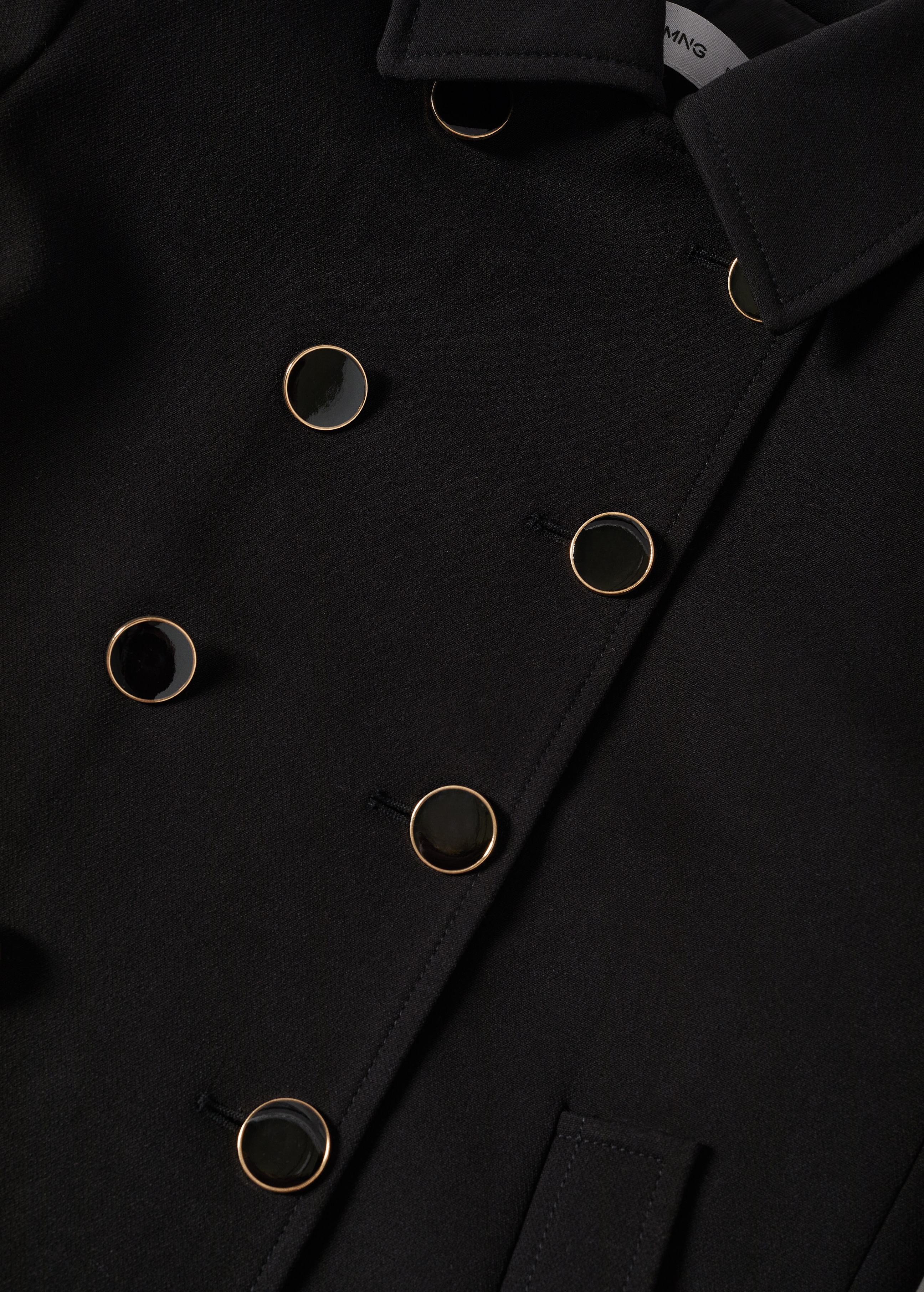 Double-breasted jacket with buttons - Details of the article 8
