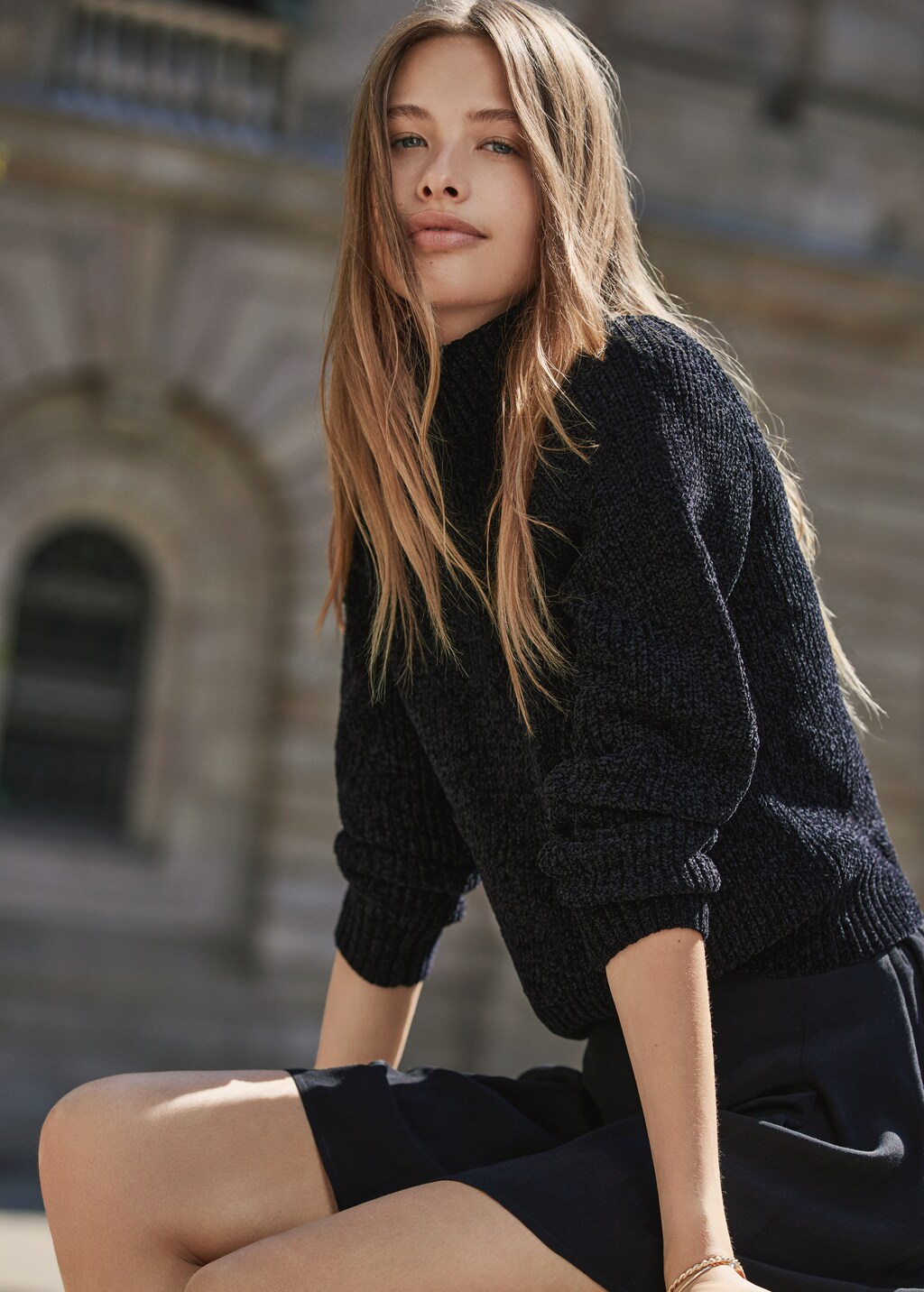 Knitted braided sweater - Details of the article 5