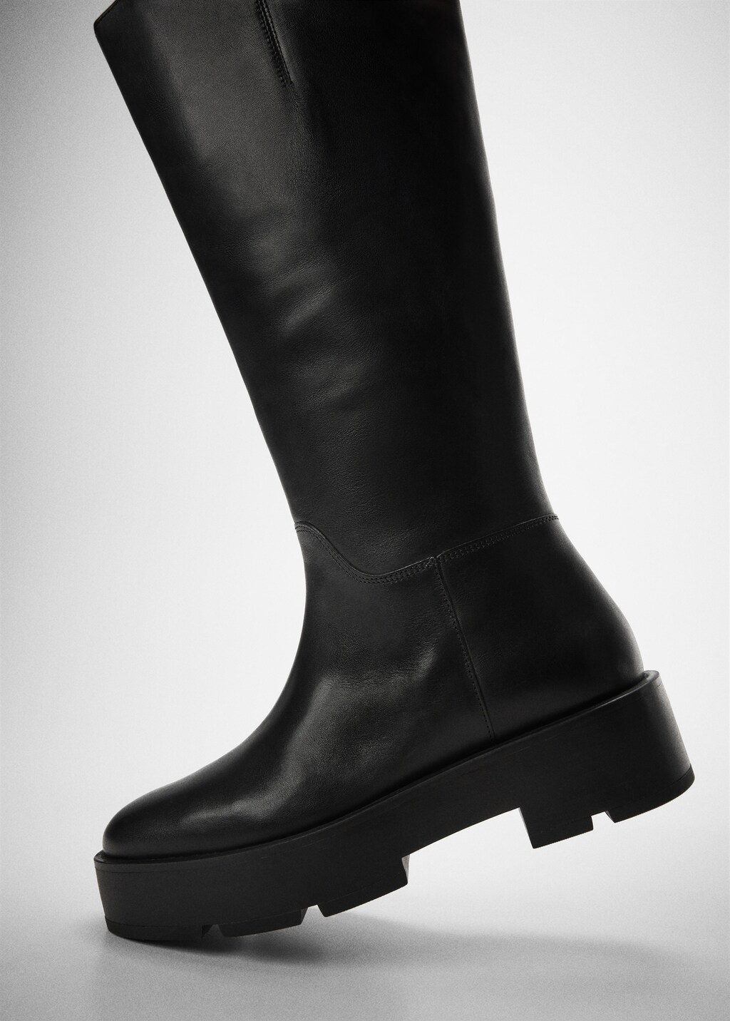 Bottes hautes cuir plateforme - Détail de l'article 5