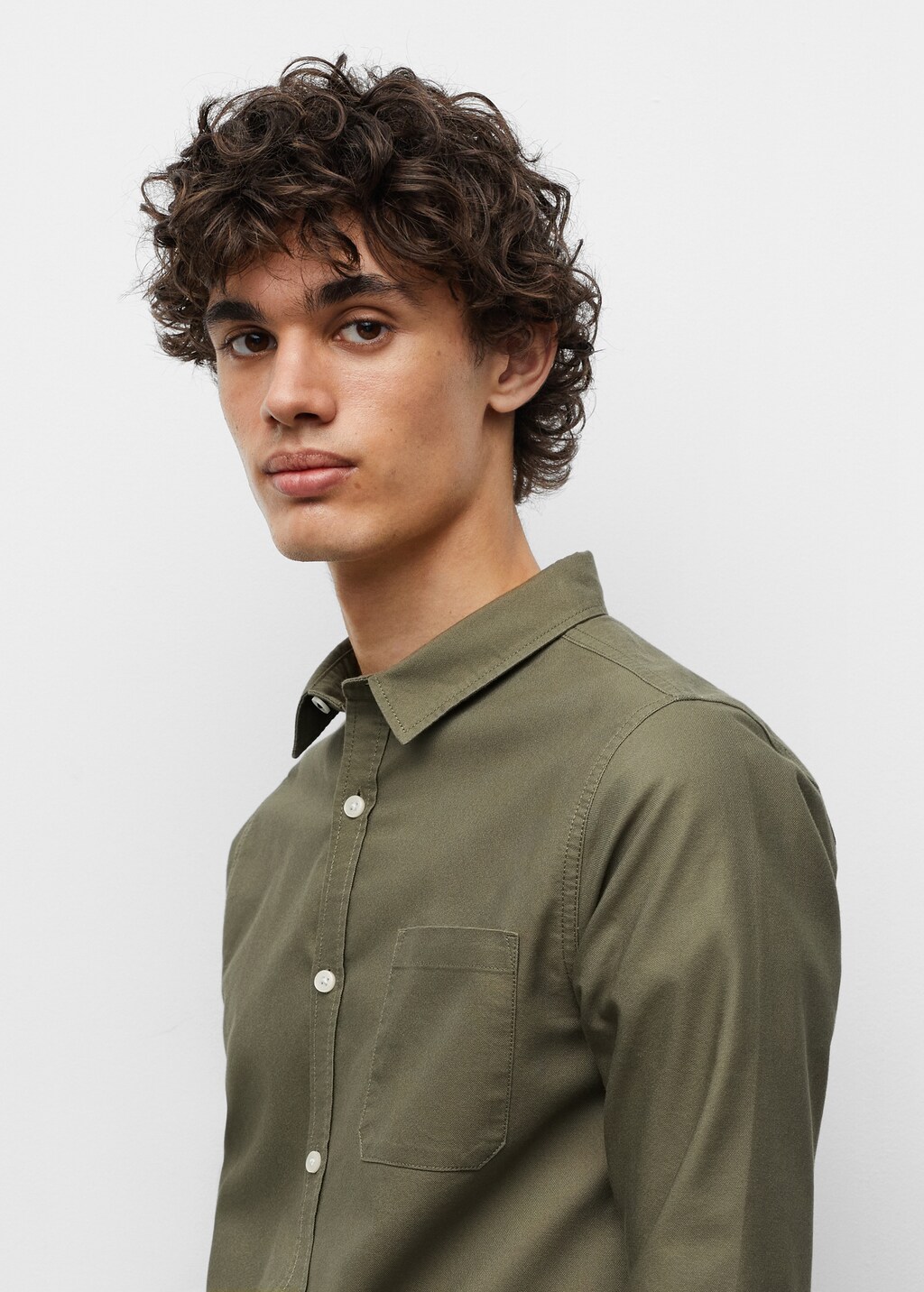 Regular fit cotton shirt - Details of the article 4