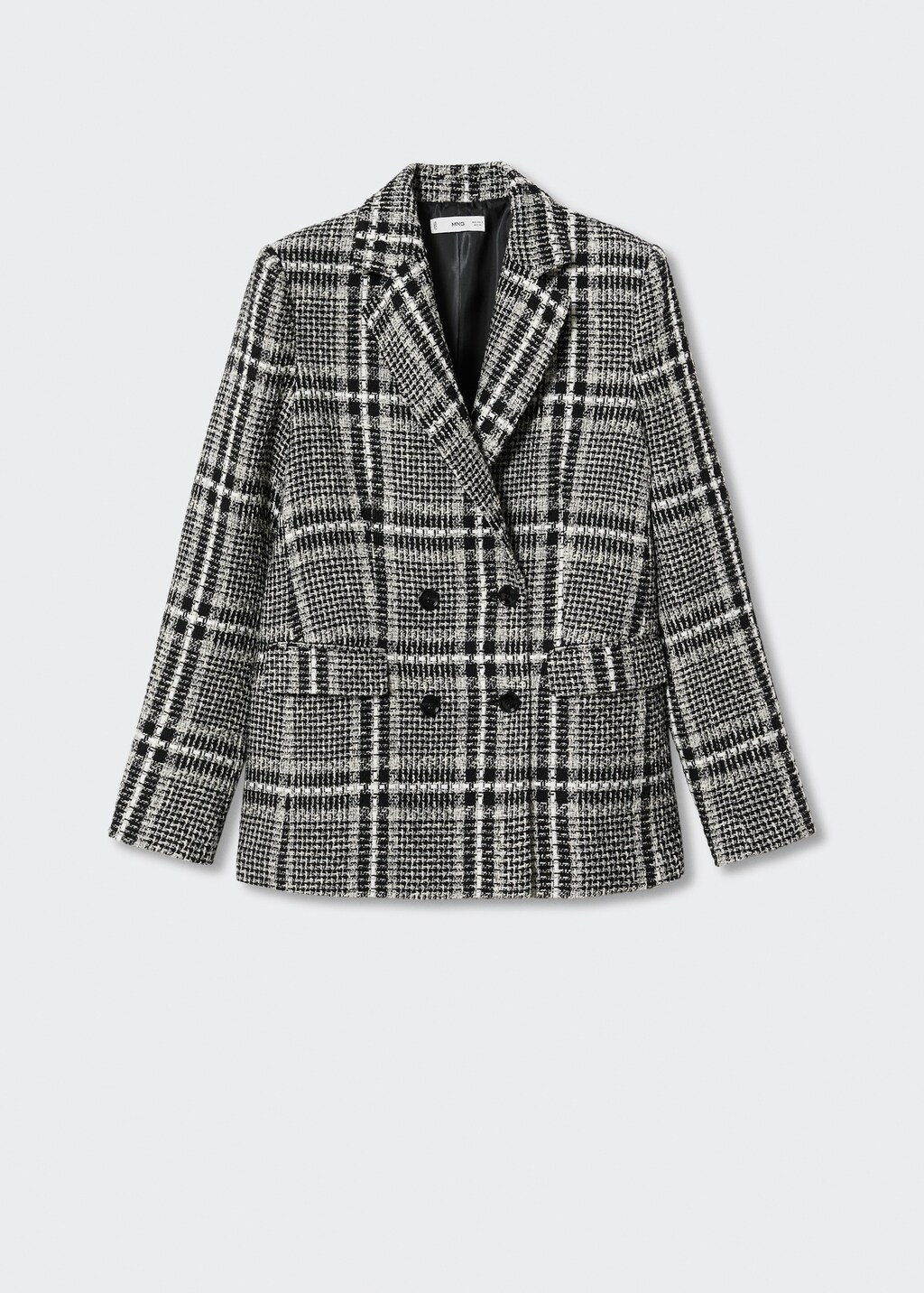 Tweed check blazer - Article without model