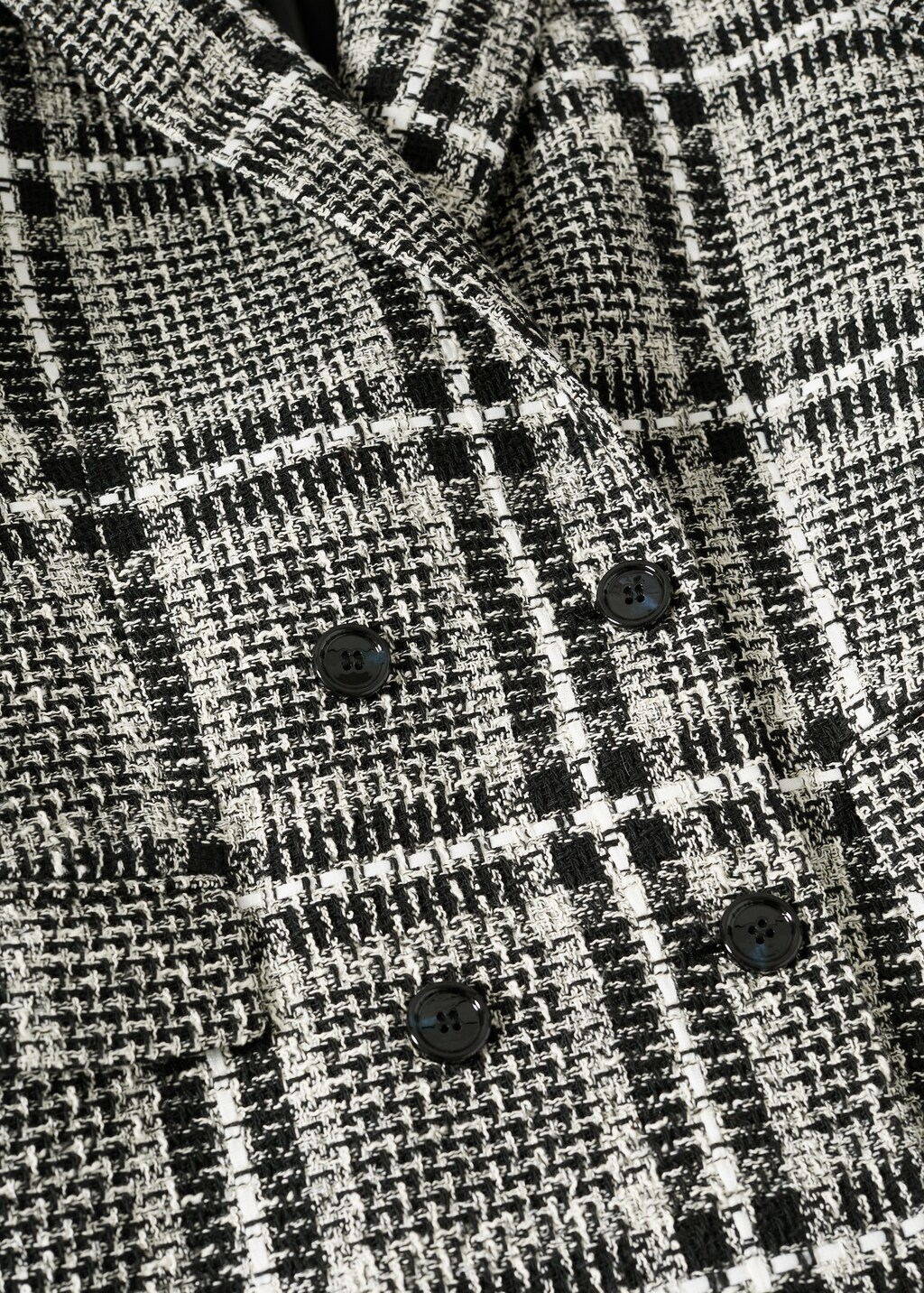 Tweed check blazer - Details of the article 8