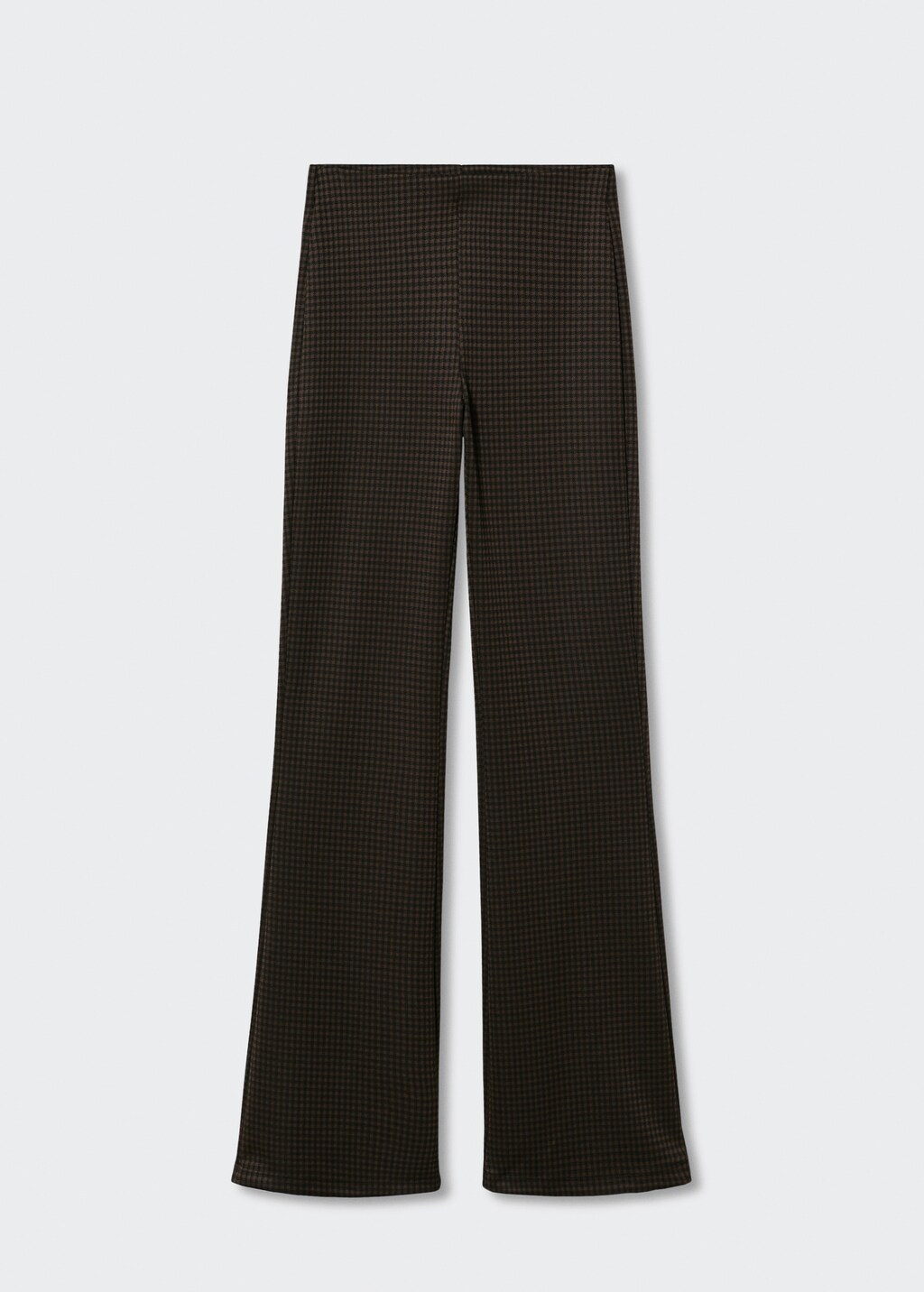 Satin printed trousers