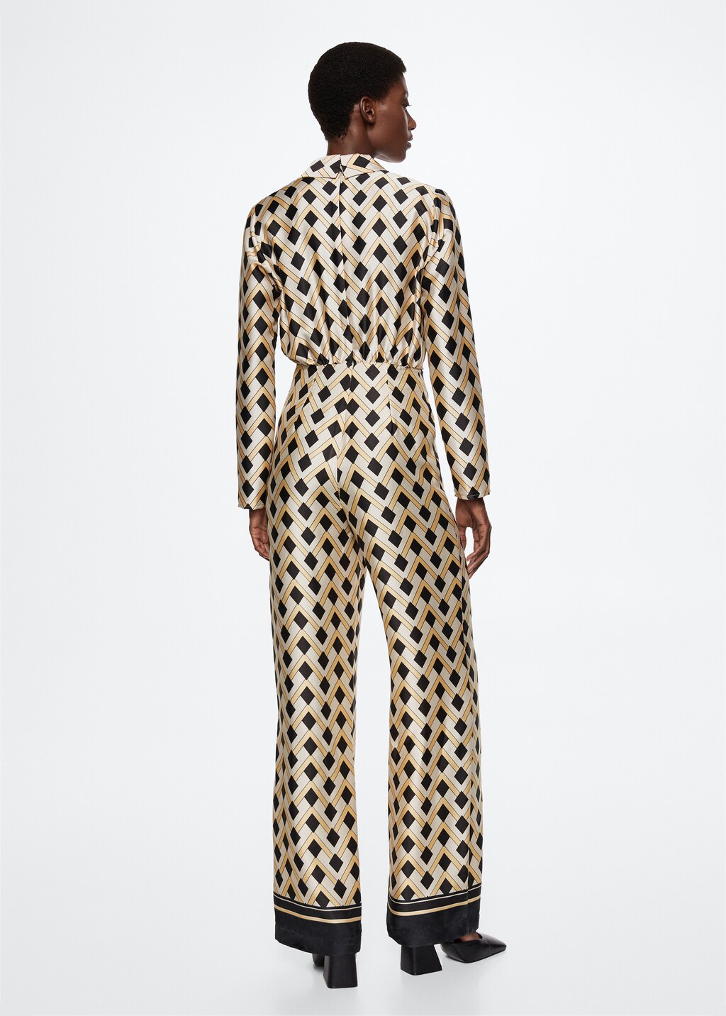 Geometric print jumpsuit - Reverse of the article