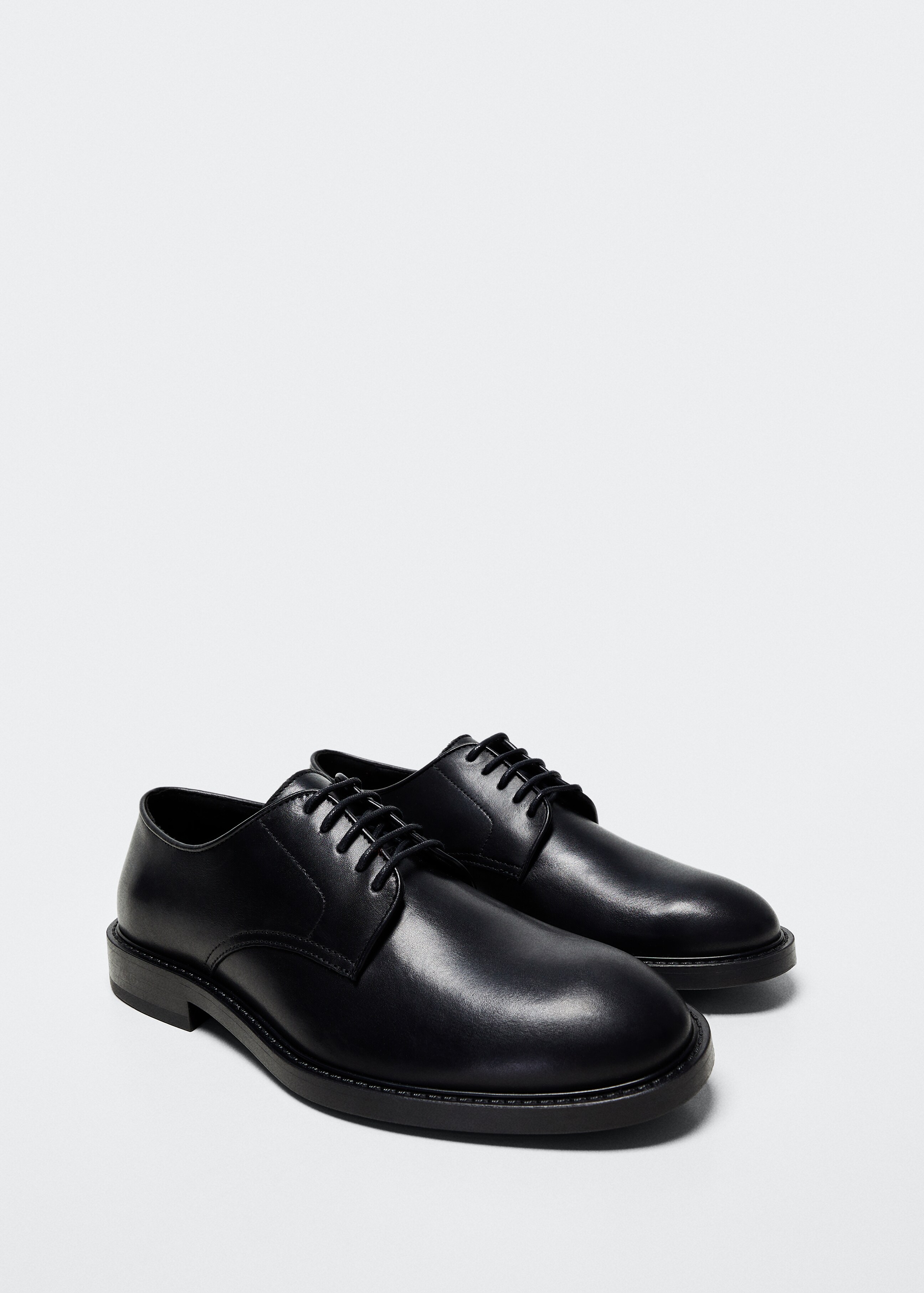 Leather suit shoes - Medium plane