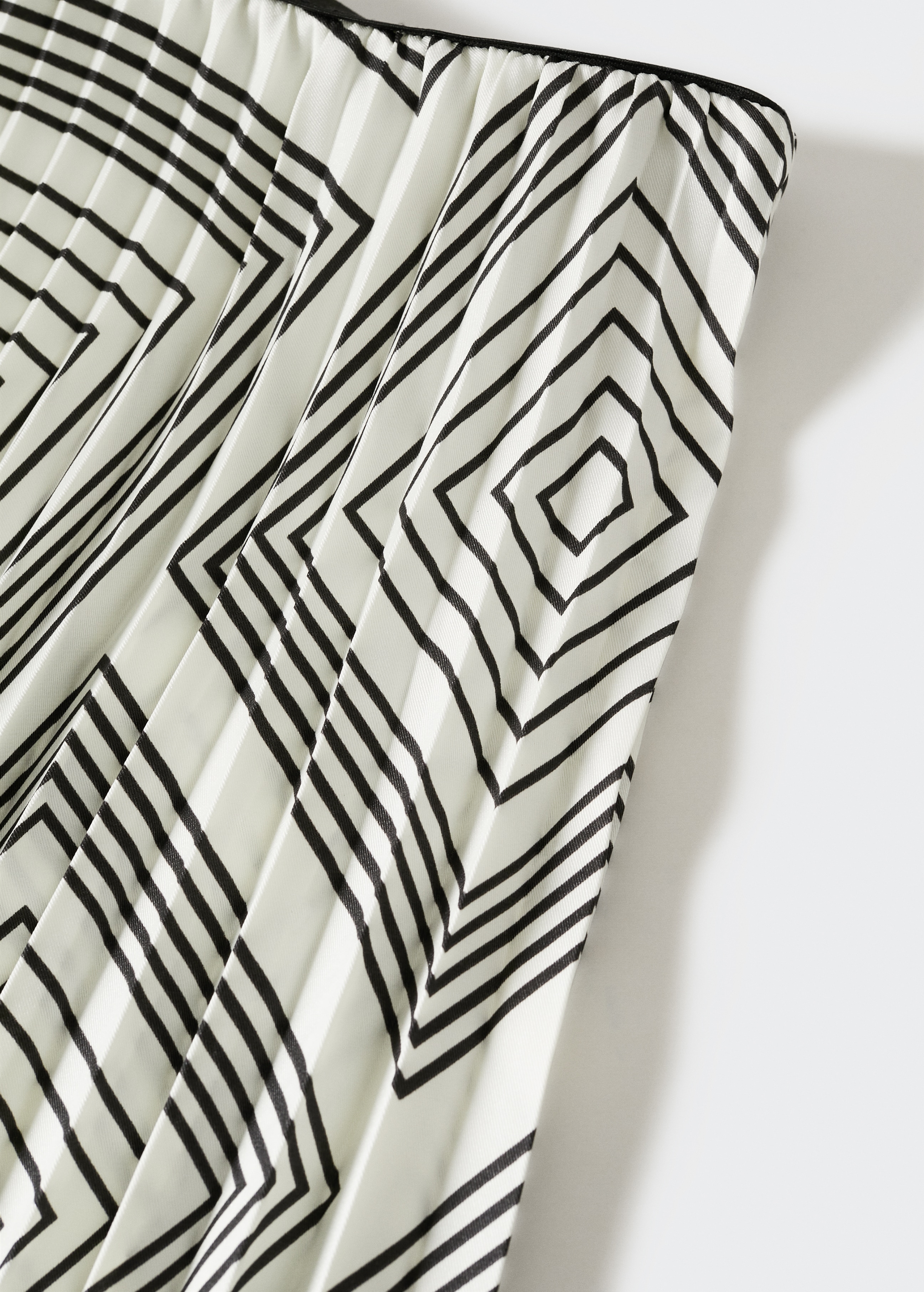 Geometric print pleated skirt - Details of the article 8