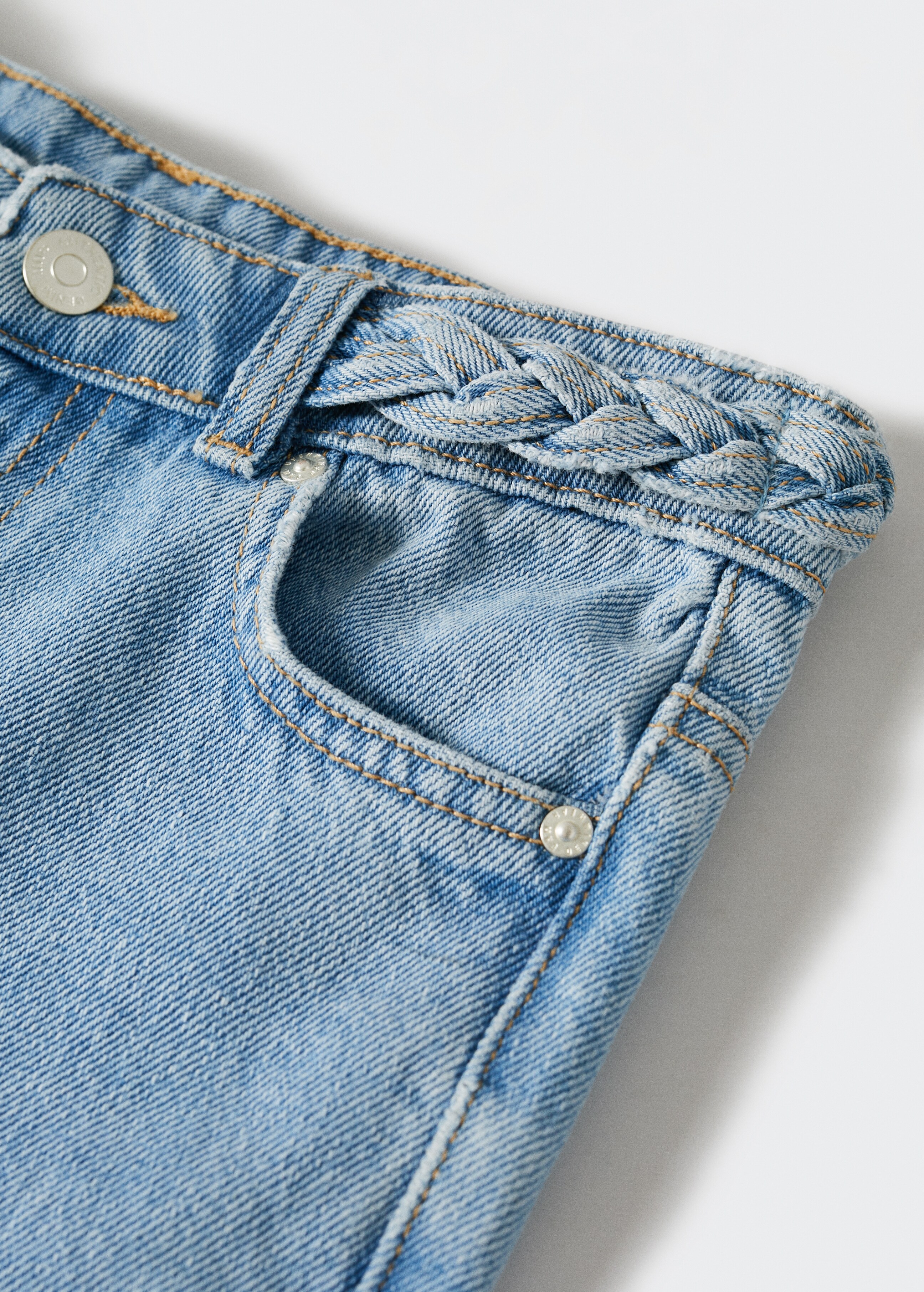 Jeans cinturón trenzado - Detalle del artículo 8
