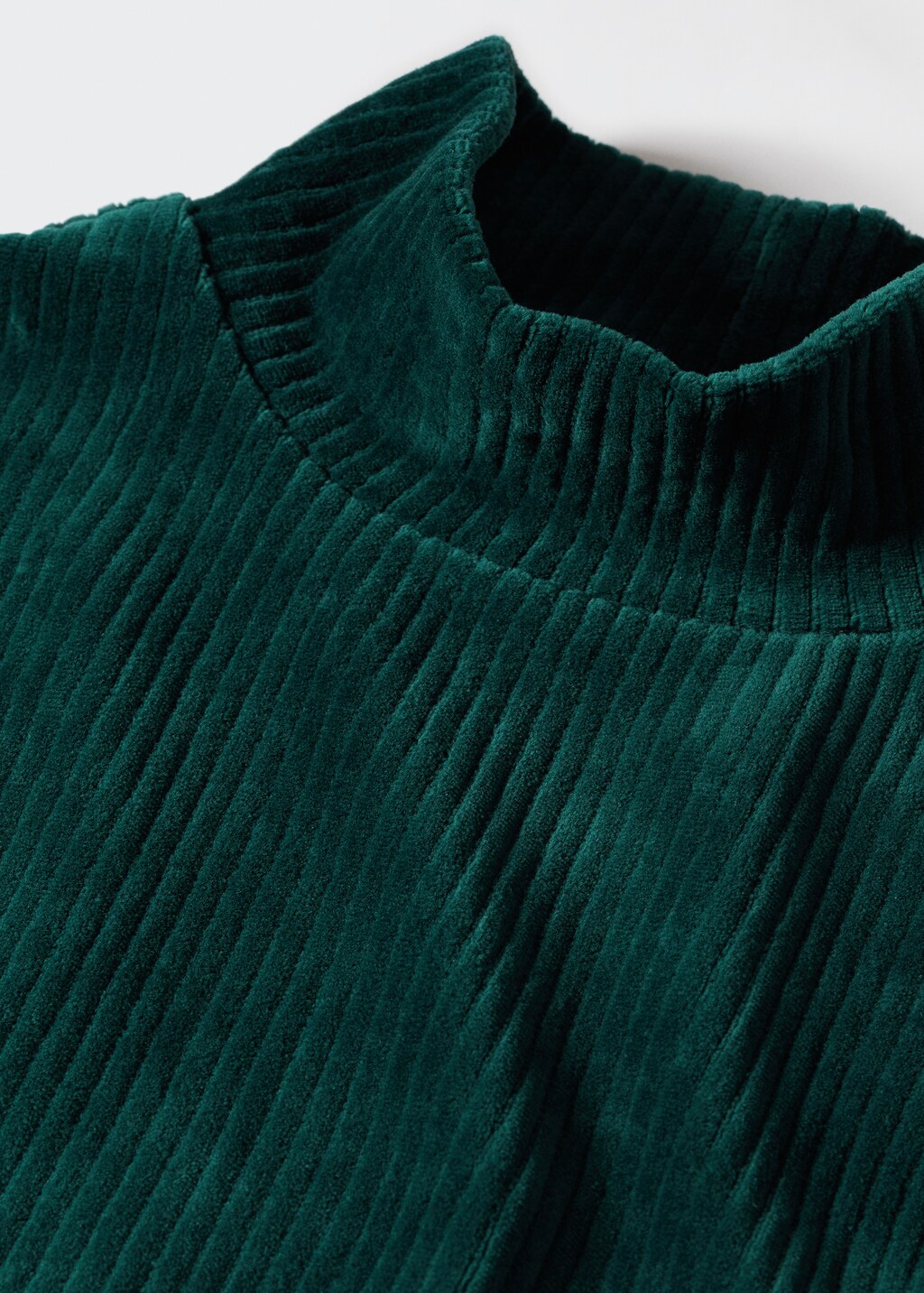 Corduroy perkins-neck sweatshirt - Details of the article 8