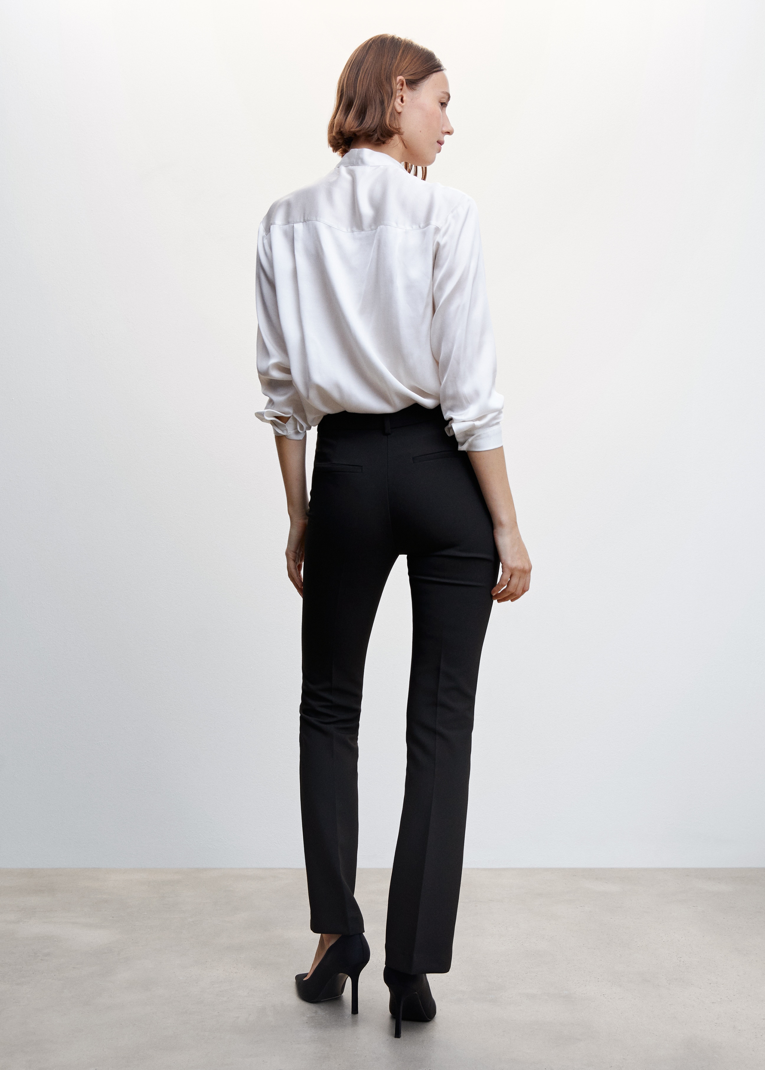 Straight suit pants - Reverse of the article