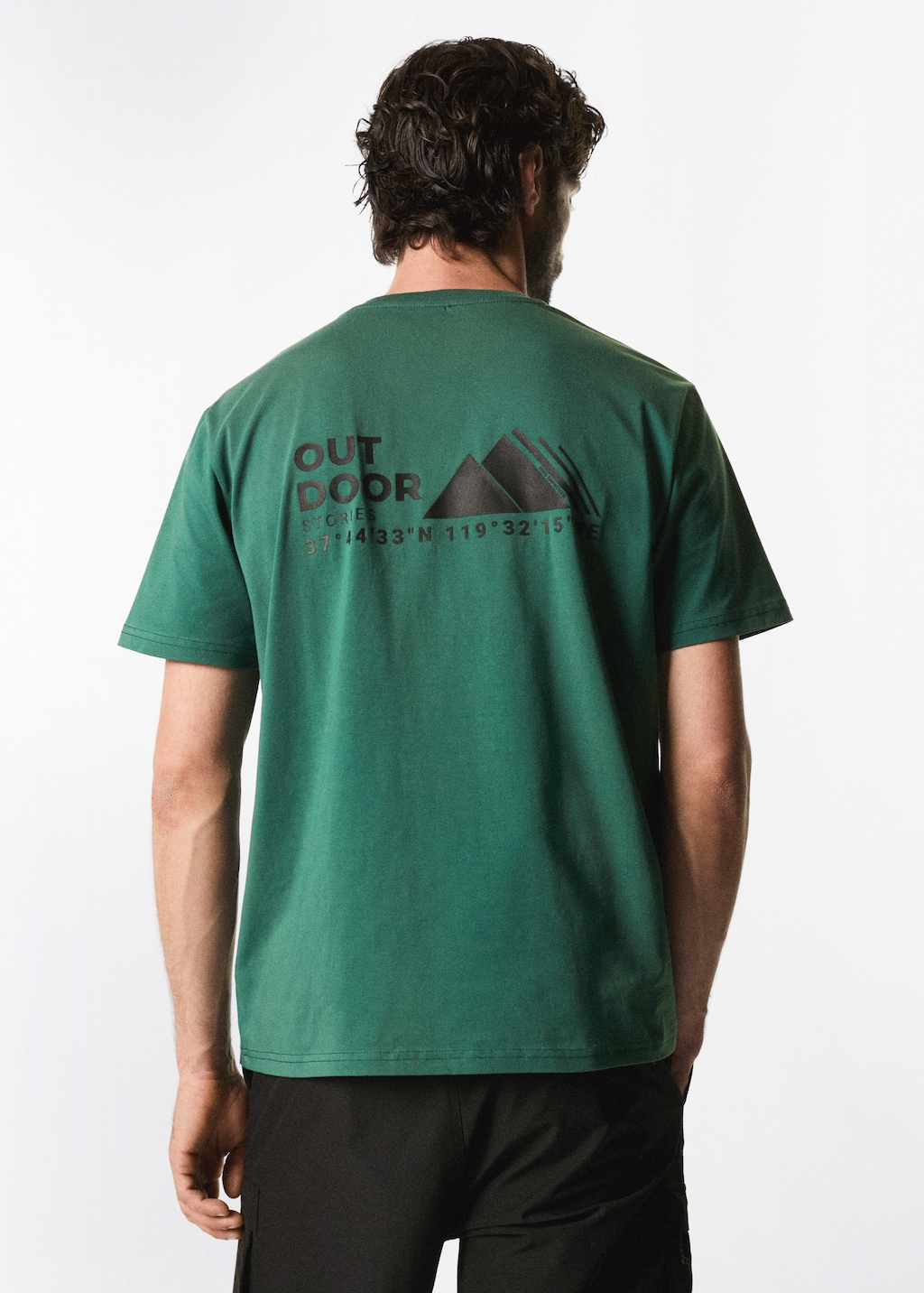 Printed breathable t-shirt - Reverse of the article