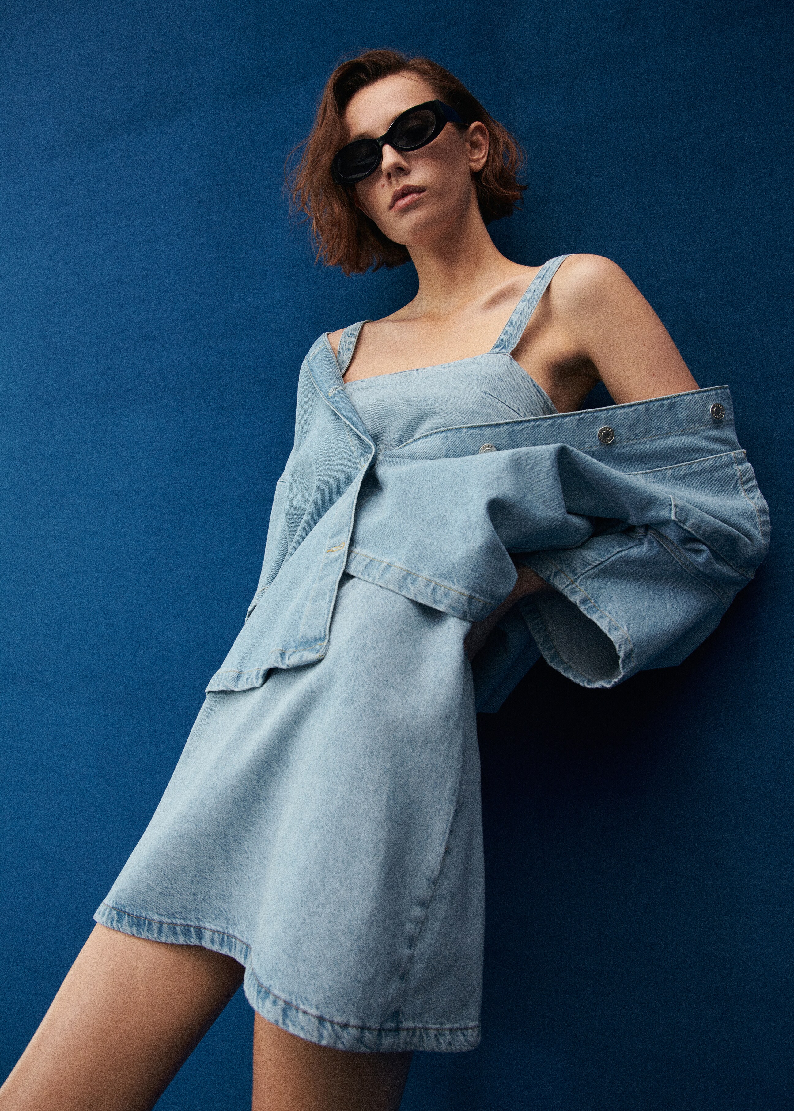 Lyocell denim dress - Details of the article 6