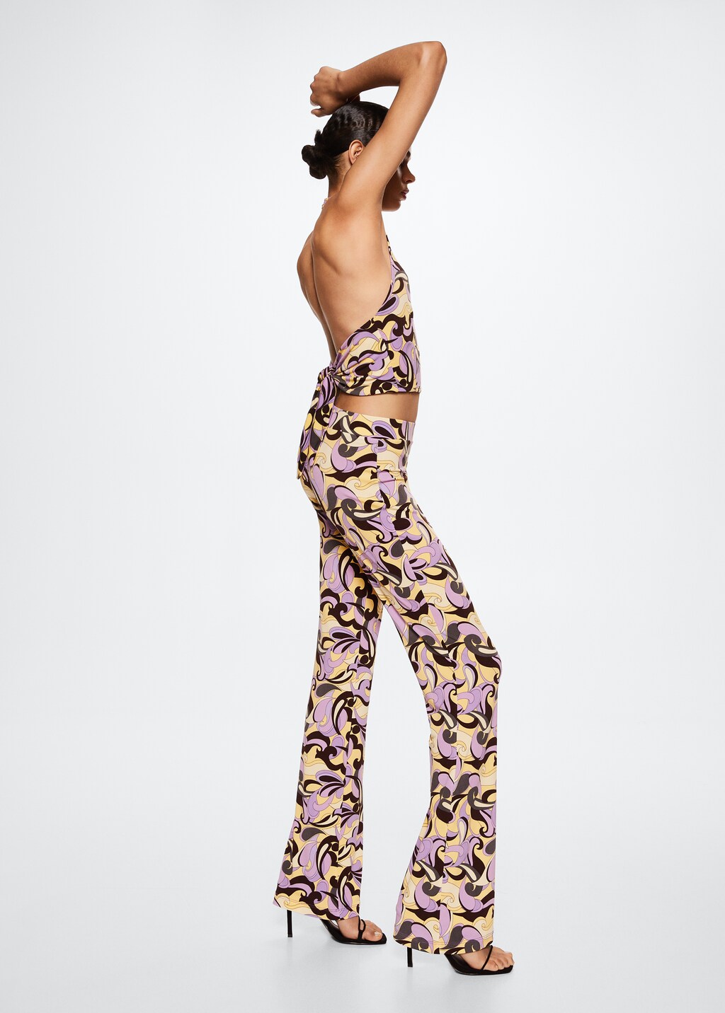 Retro-print trousers - Details of the article 2