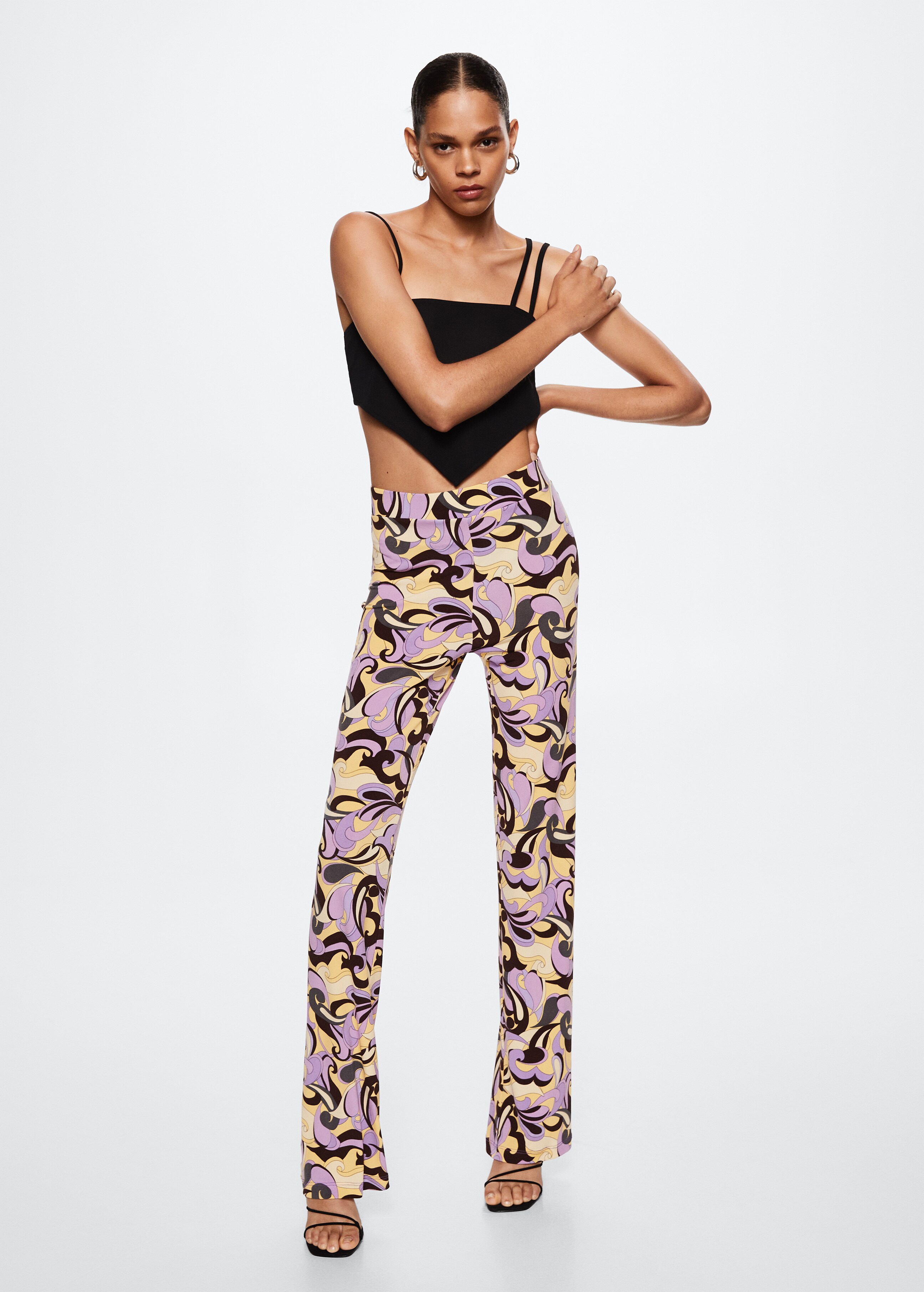 Retro-print trousers - Details of the article 6