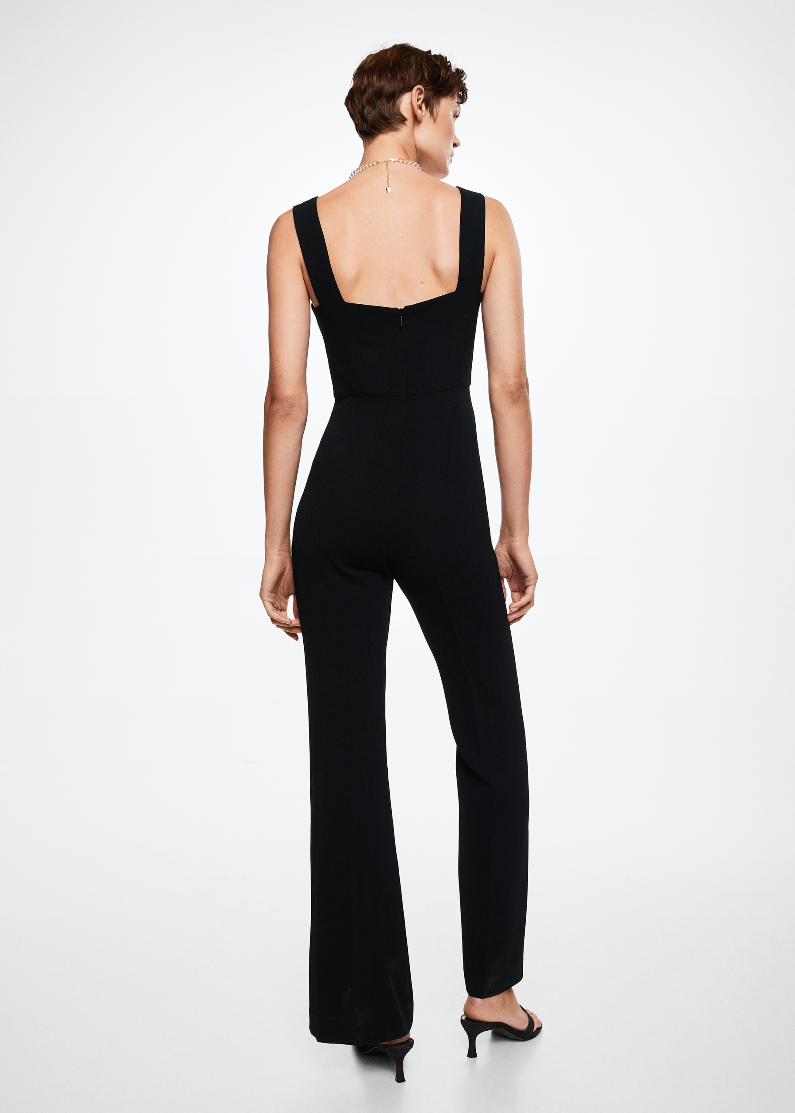 Long strap jumpsuit - Reverse of the article