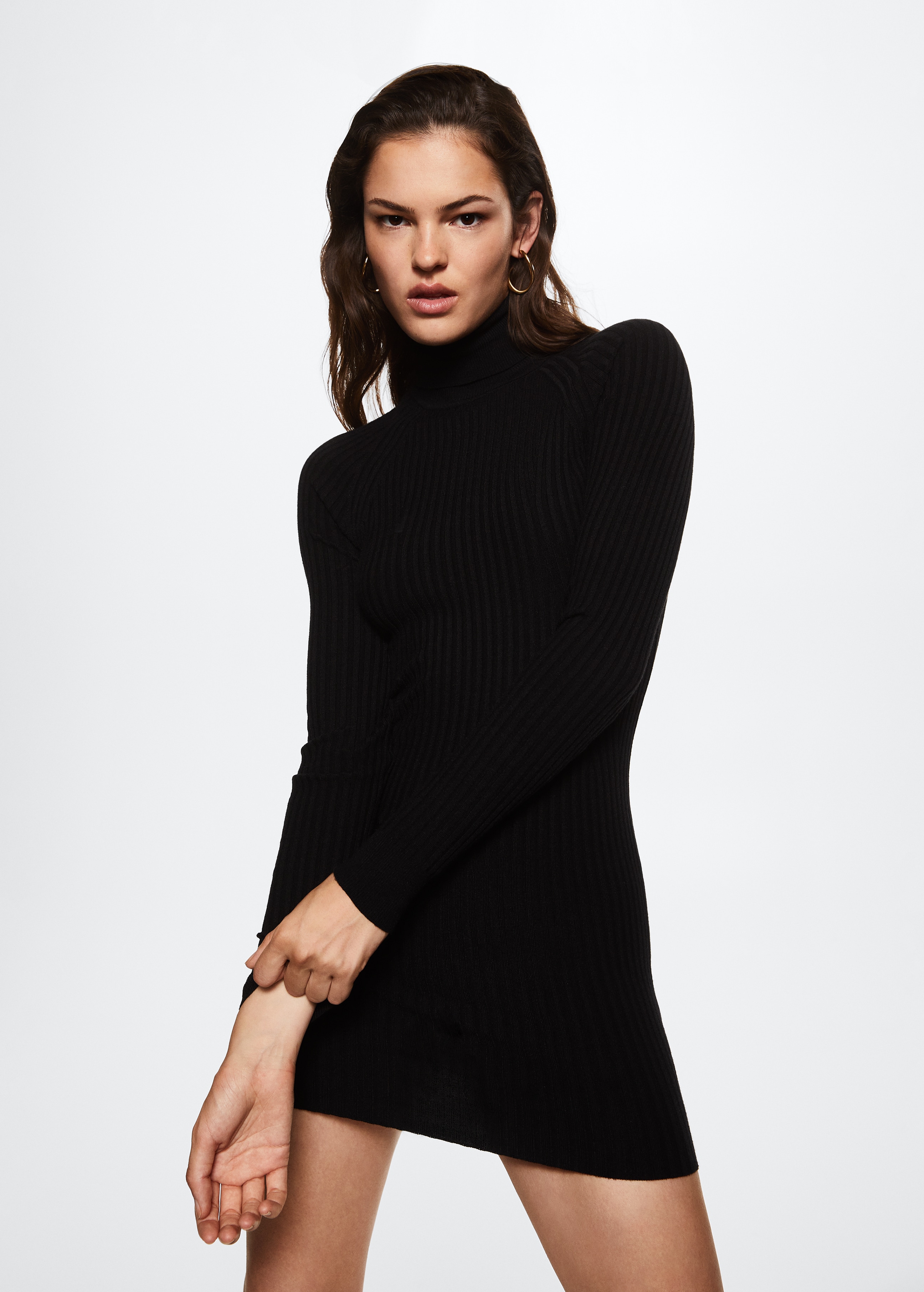 Ribbed knit dress - Medium plane