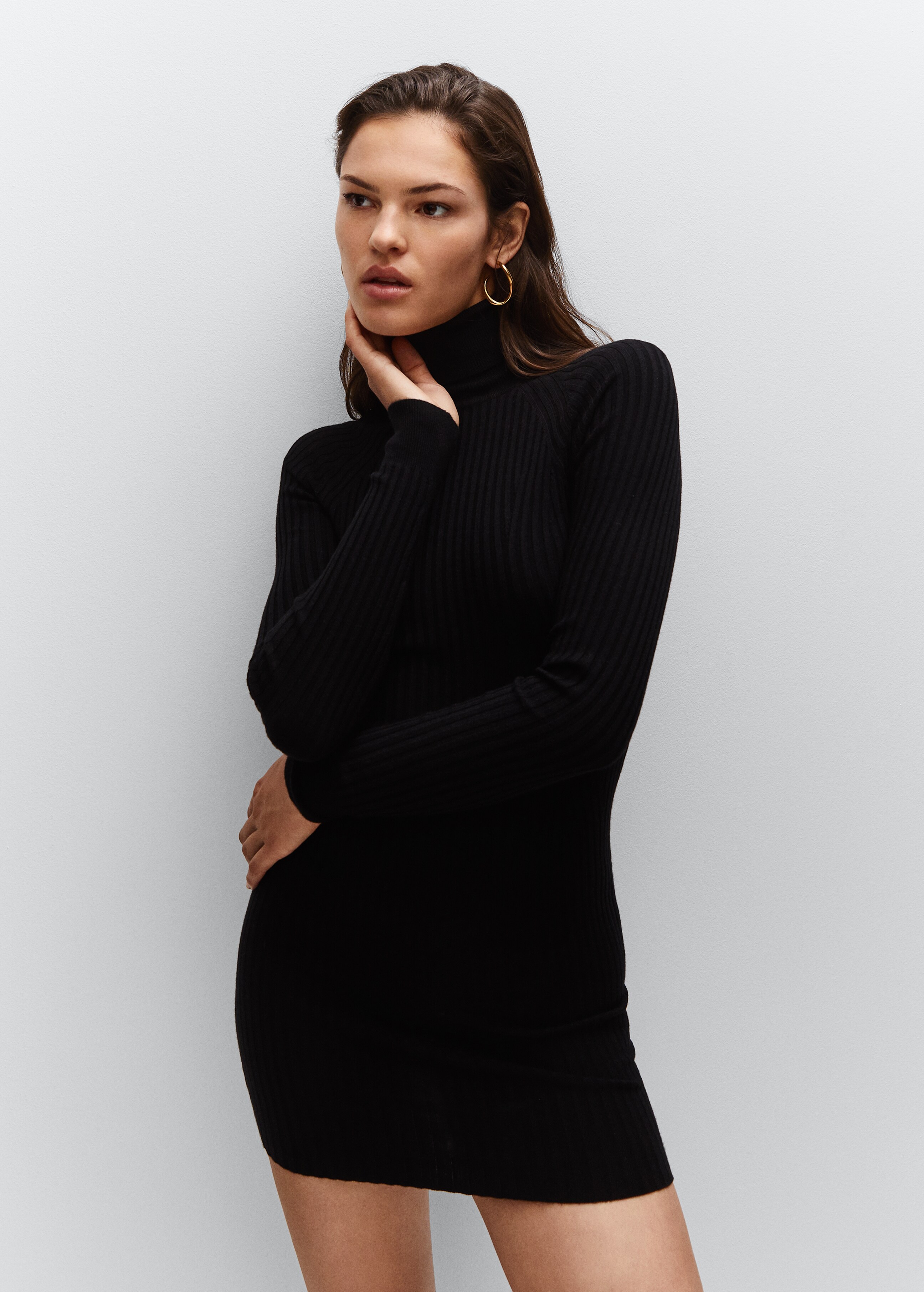 Ribbed knit dress - Details of the article 6