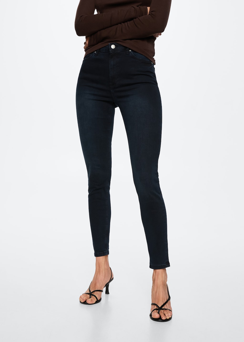 Skinny Jeans mit hohem Bund - Mittlere Ansicht