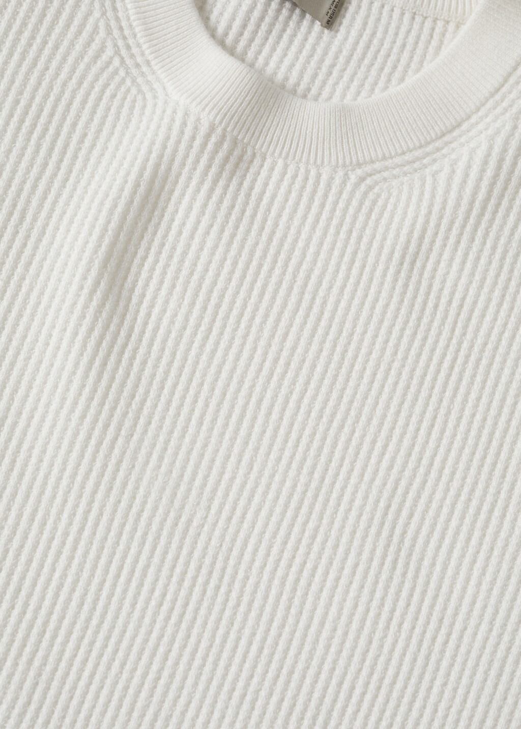 Structured cotton sweater - Details of the article 8