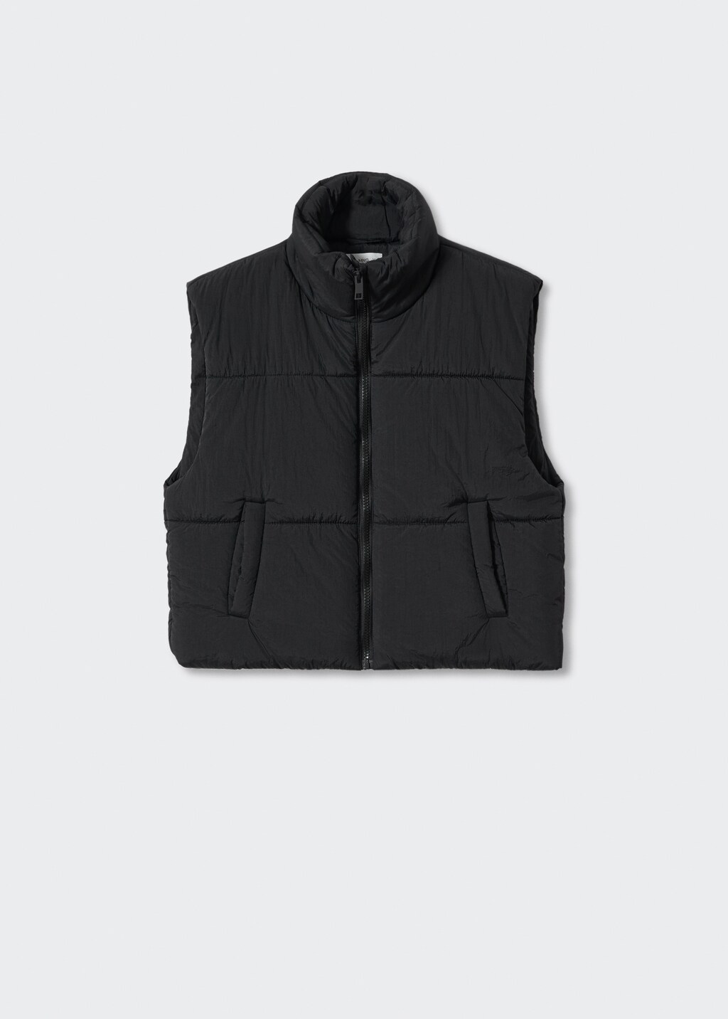 Textured quilted gilet - Article without model