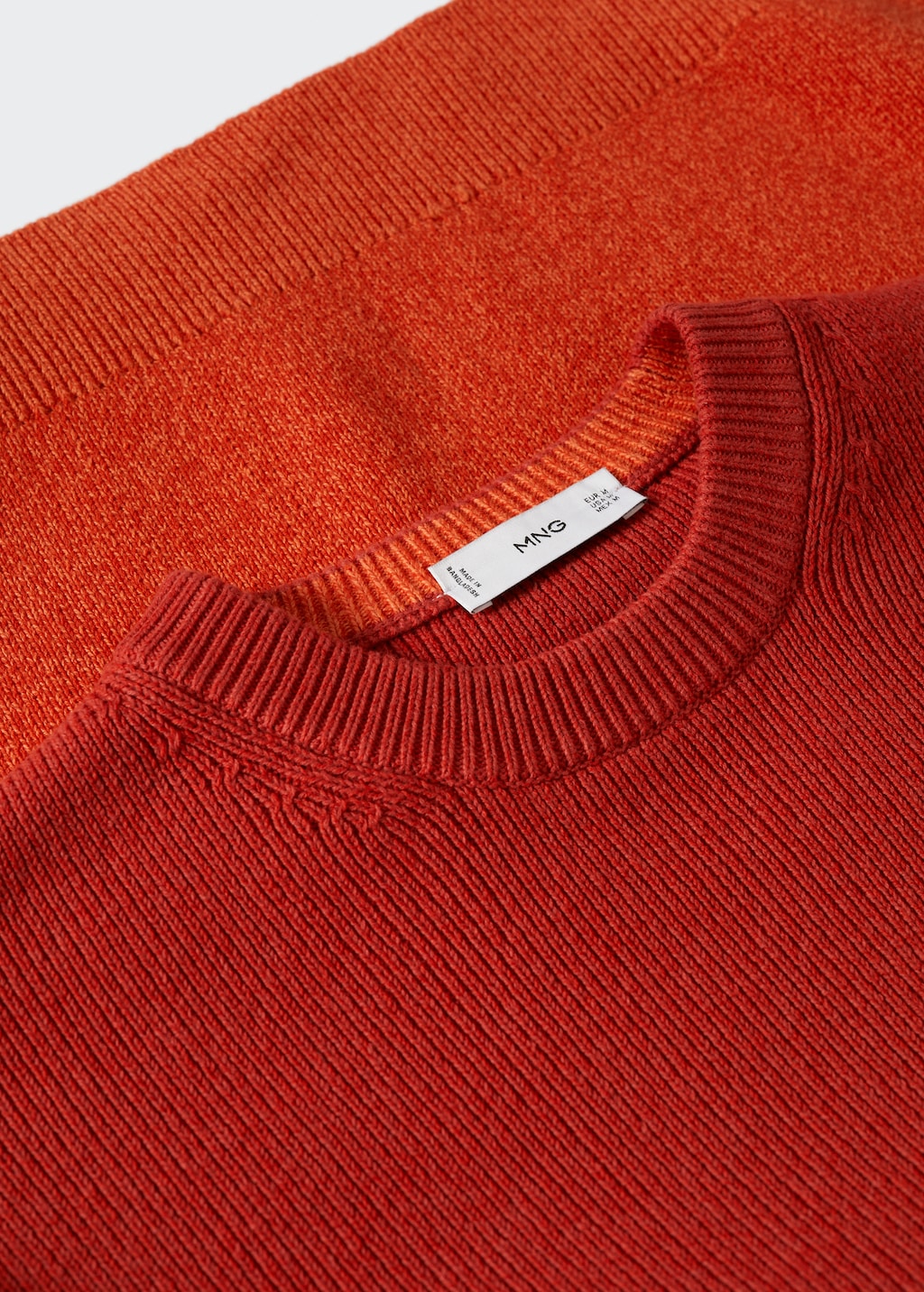 Colour block cotton sweater - Details of the article 8