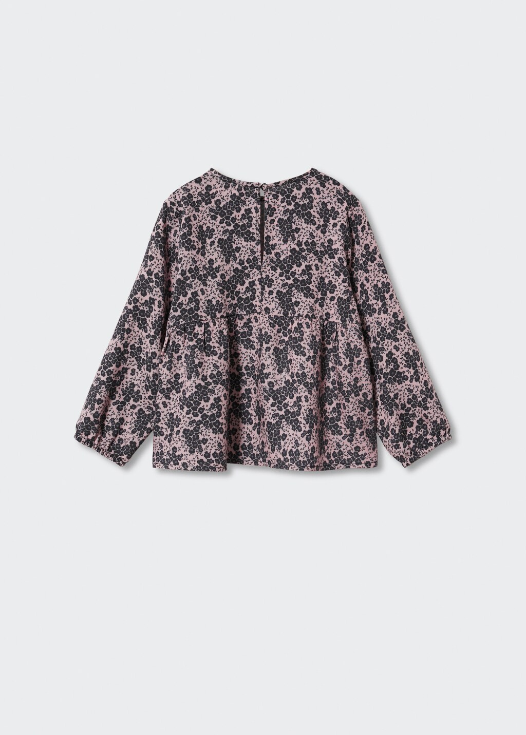 Blusa estampado floral - Reverso del artículo