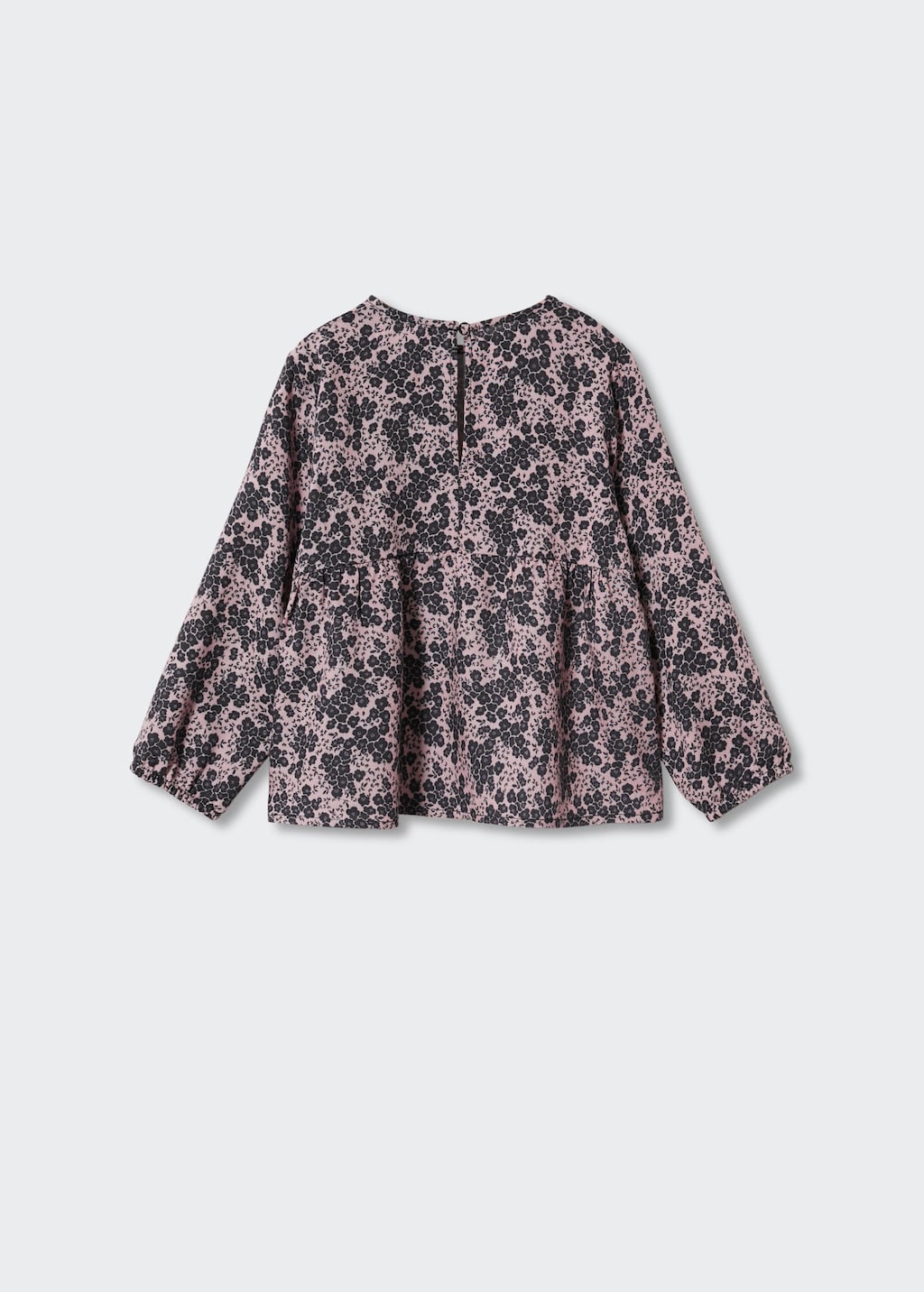 Floral print blouse - Reverse of the article