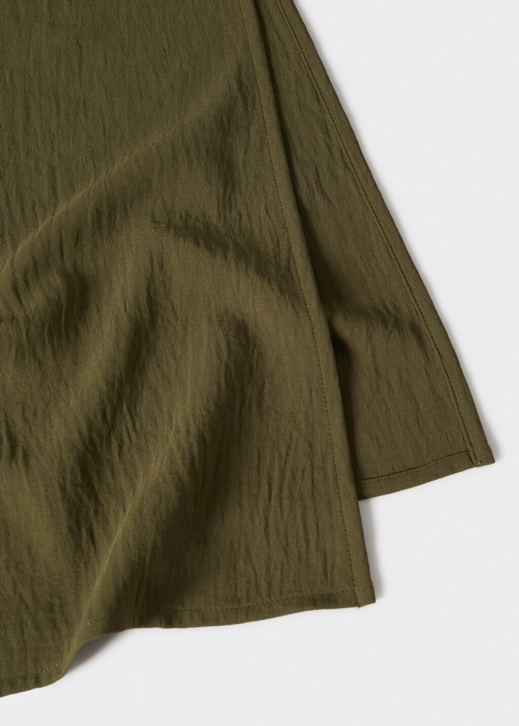 Belted textured dress - Details of the article 8