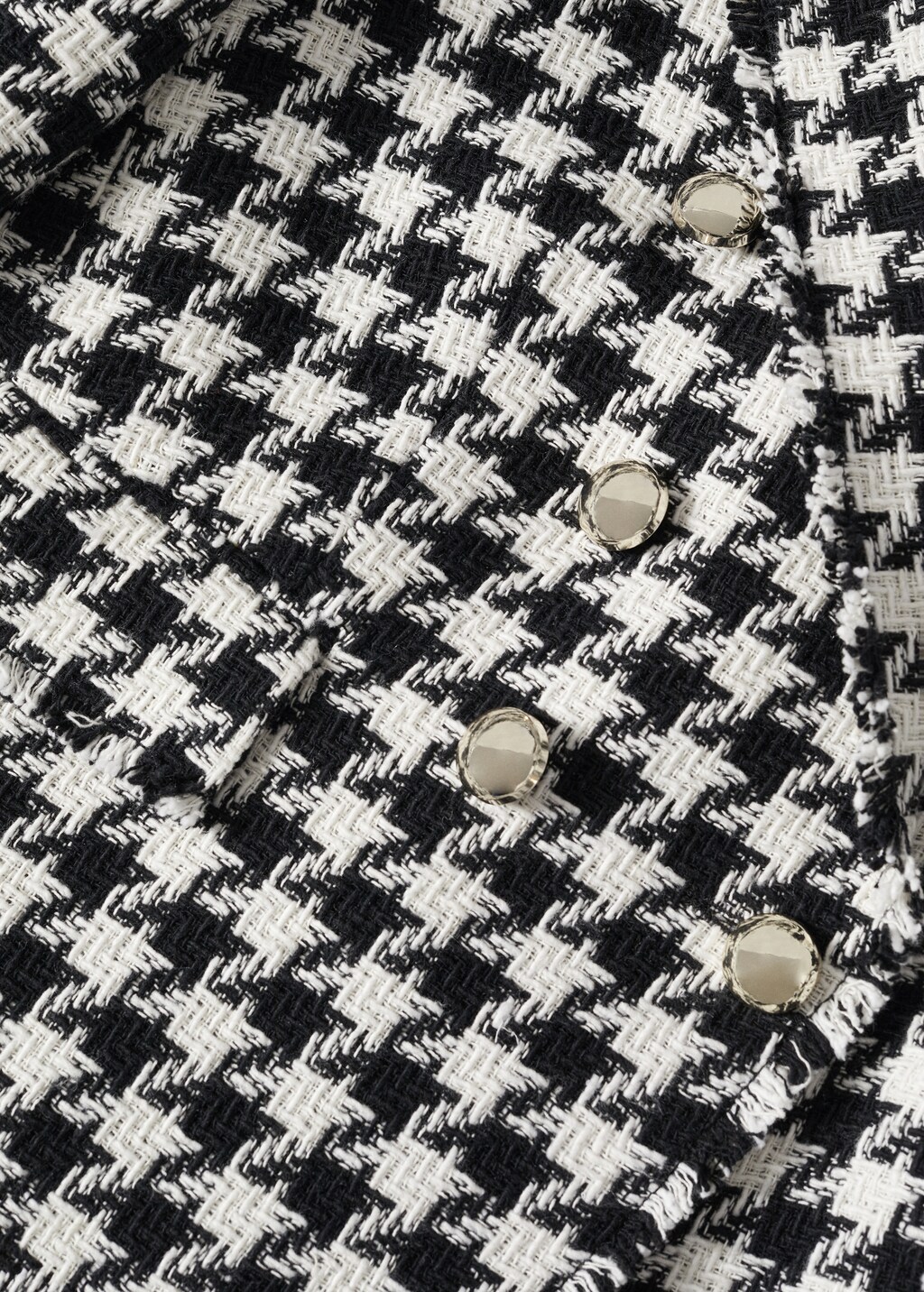 Houndstooth wool-blend blazer - Details of the article 8